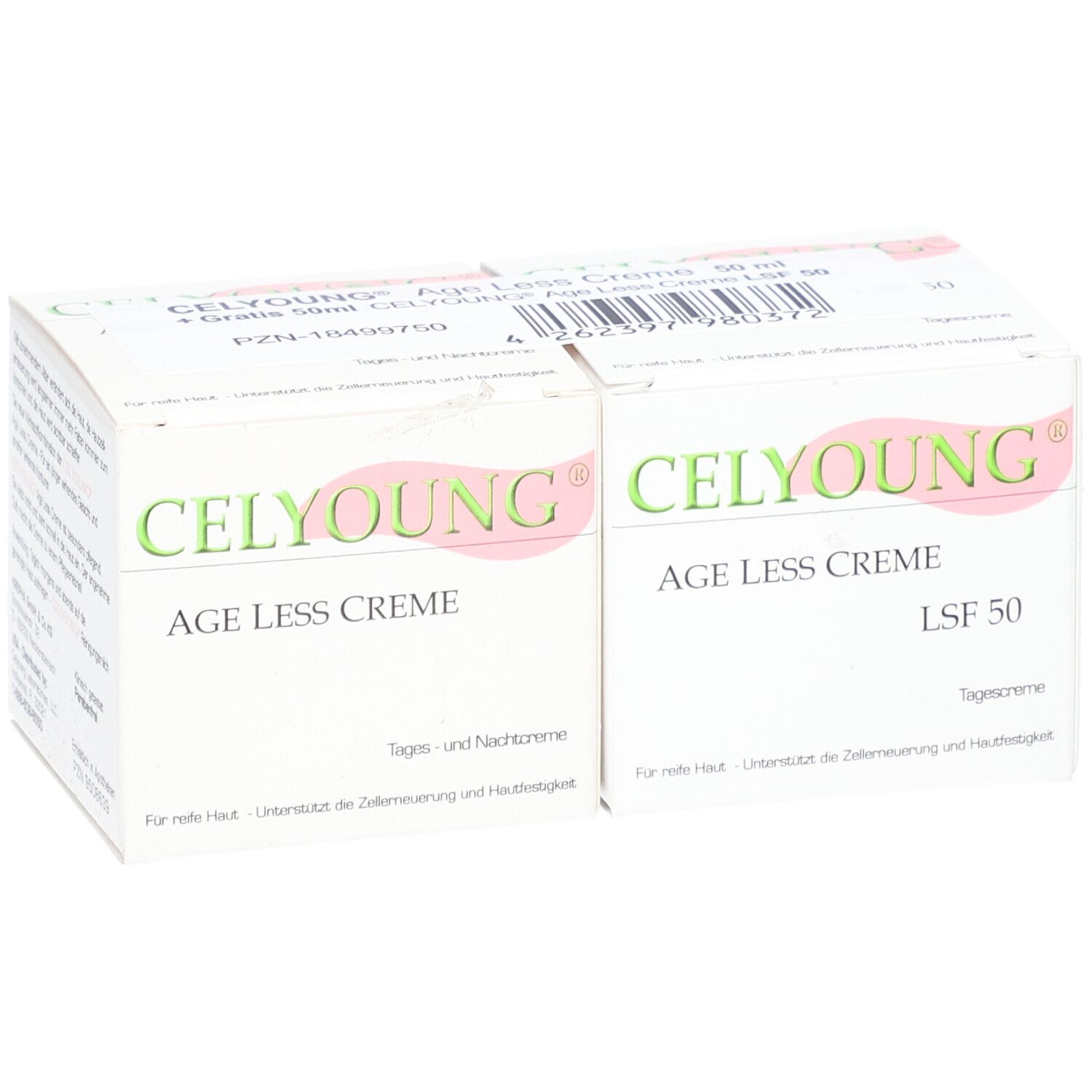 CELYOUNG Age less Creme + Agel less Creme LSF 50
