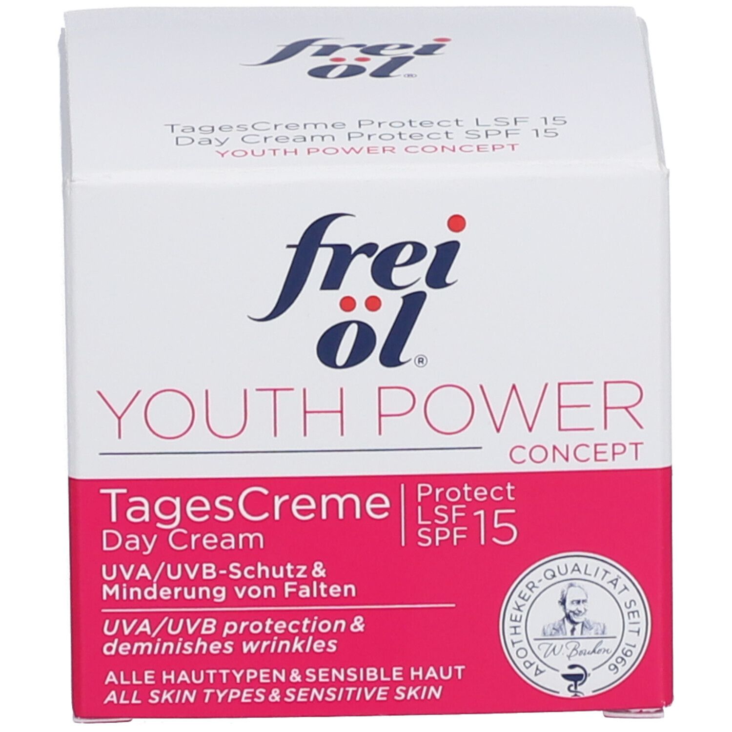 frei öl® YOUTH POWER CONCEPT TagesCreme Protect LSF 15