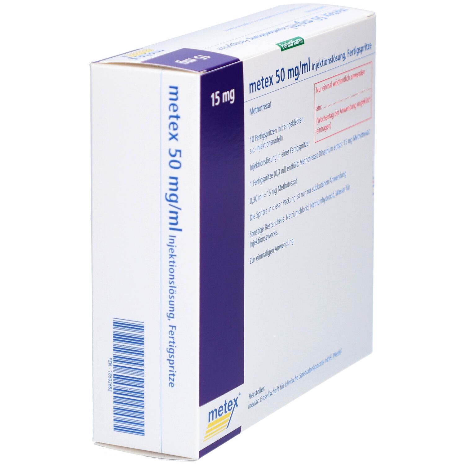 METEX FS 15 mg (50mg/ml) Inj.-Lösung Fertigspr.