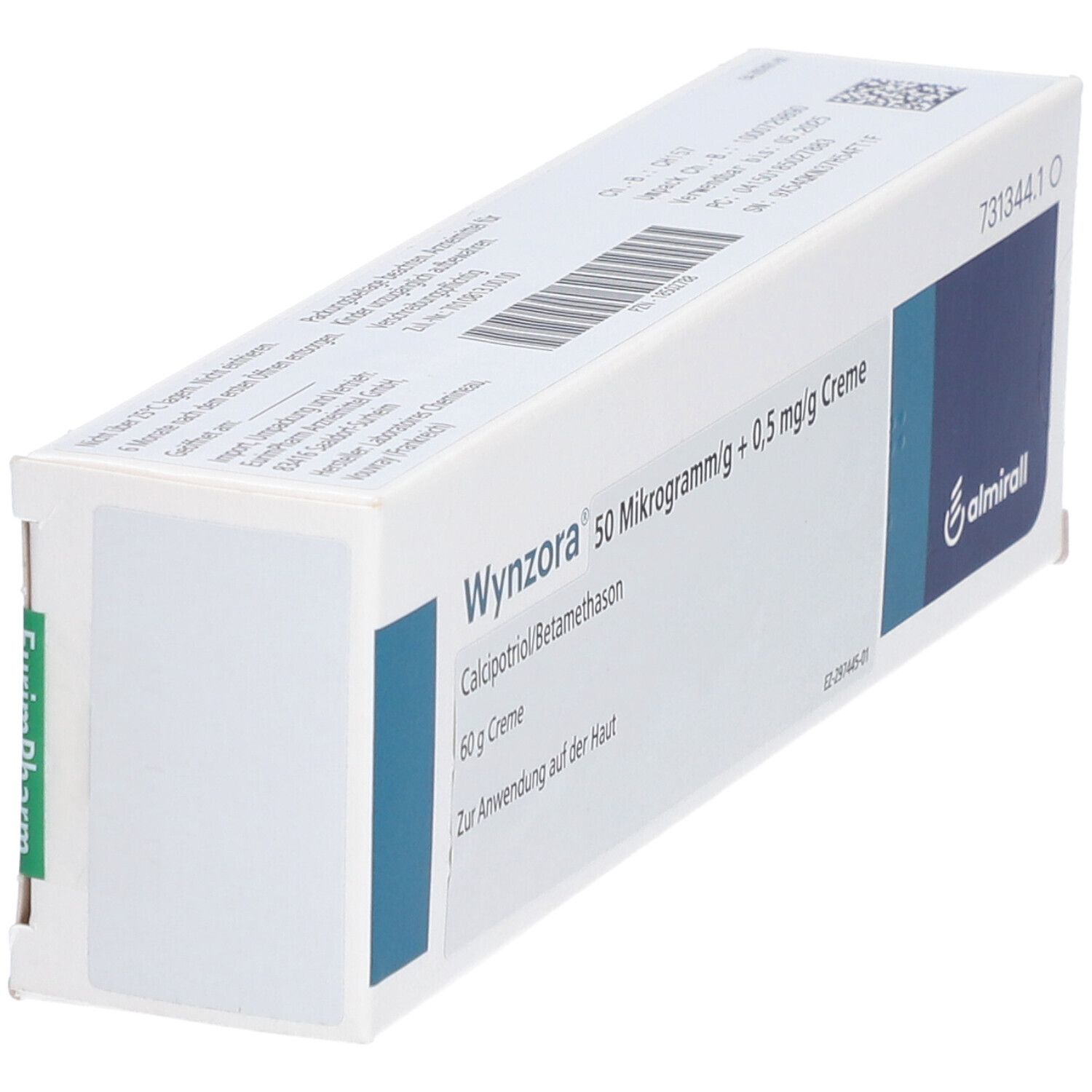 Wynzora 50 Mikrogramm/g + 0,5 mg/g Creme 60 g