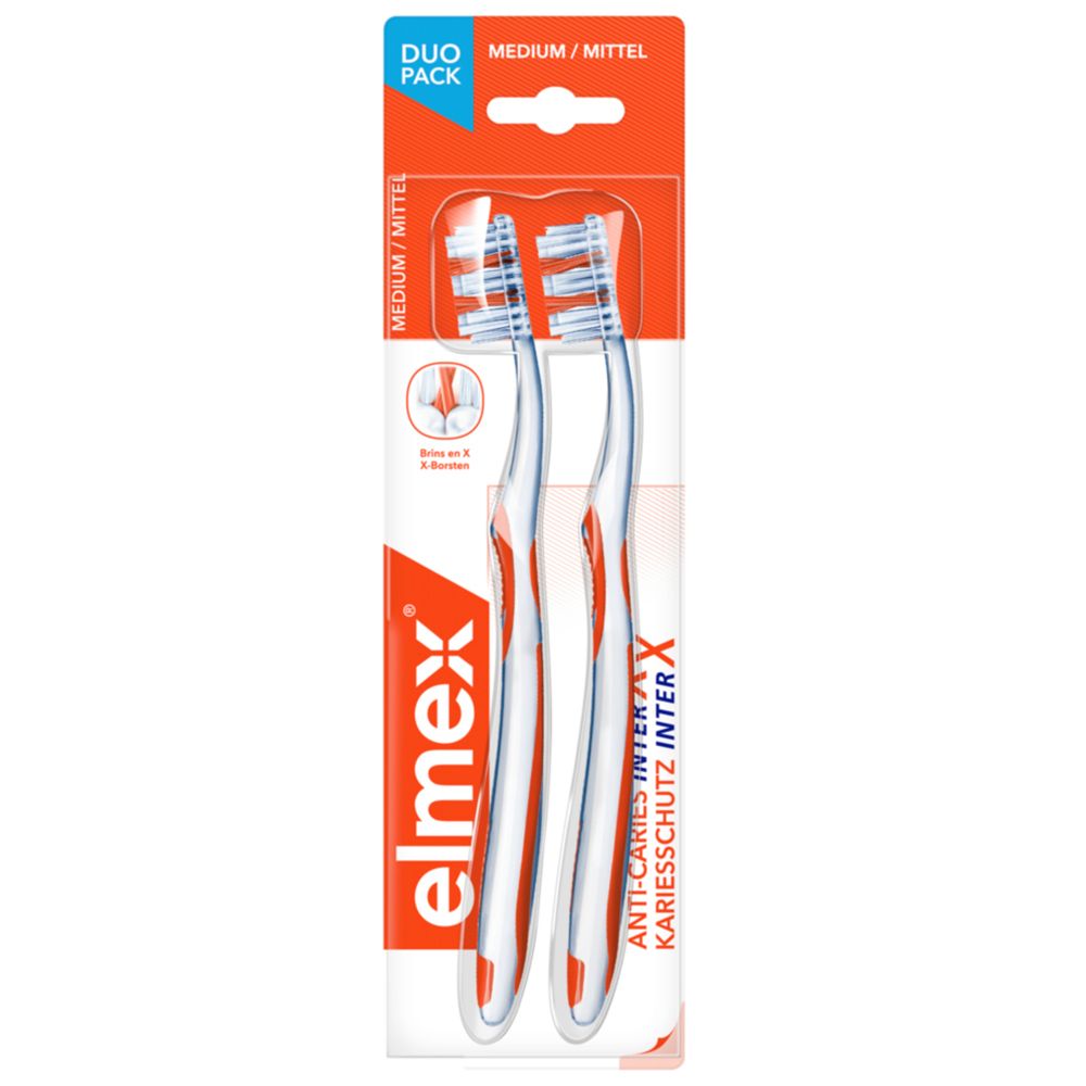 elmex® Kariesschutz InterX Mittel Zahnbürsten