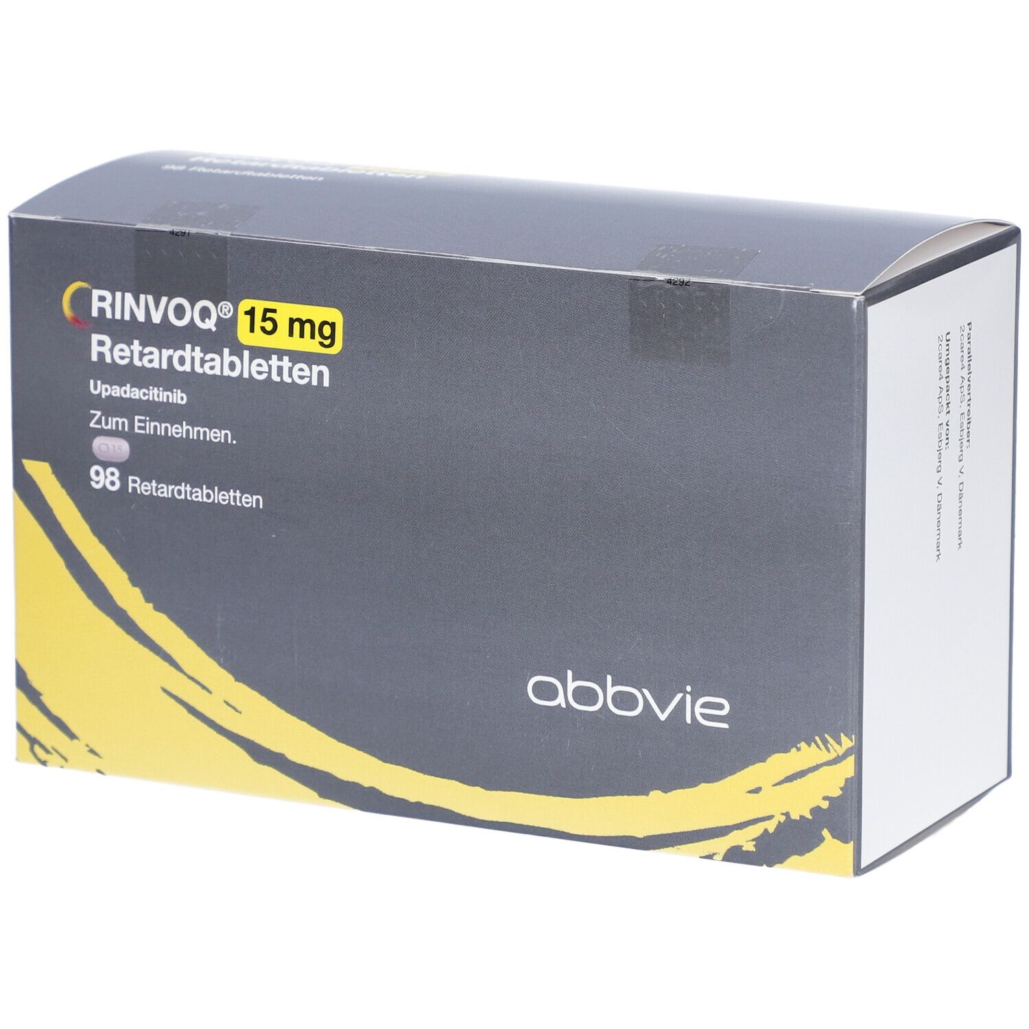 RINVOQ 15 mg Retardtabletten 98 St mit dem E-Rezept kaufen - Shop Apotheke