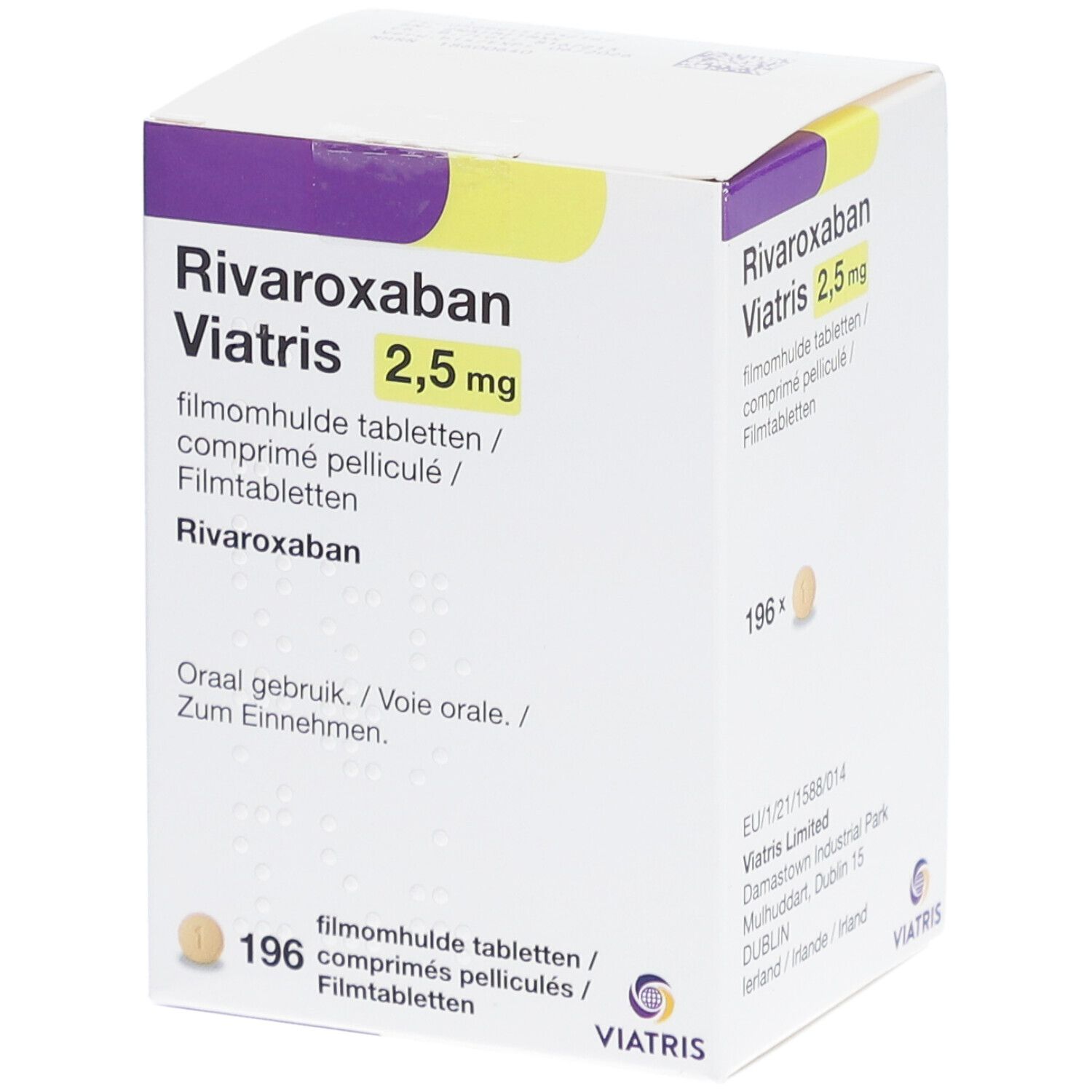 RIVAROXABAN Viatris 2,5 mg Filmtabletten