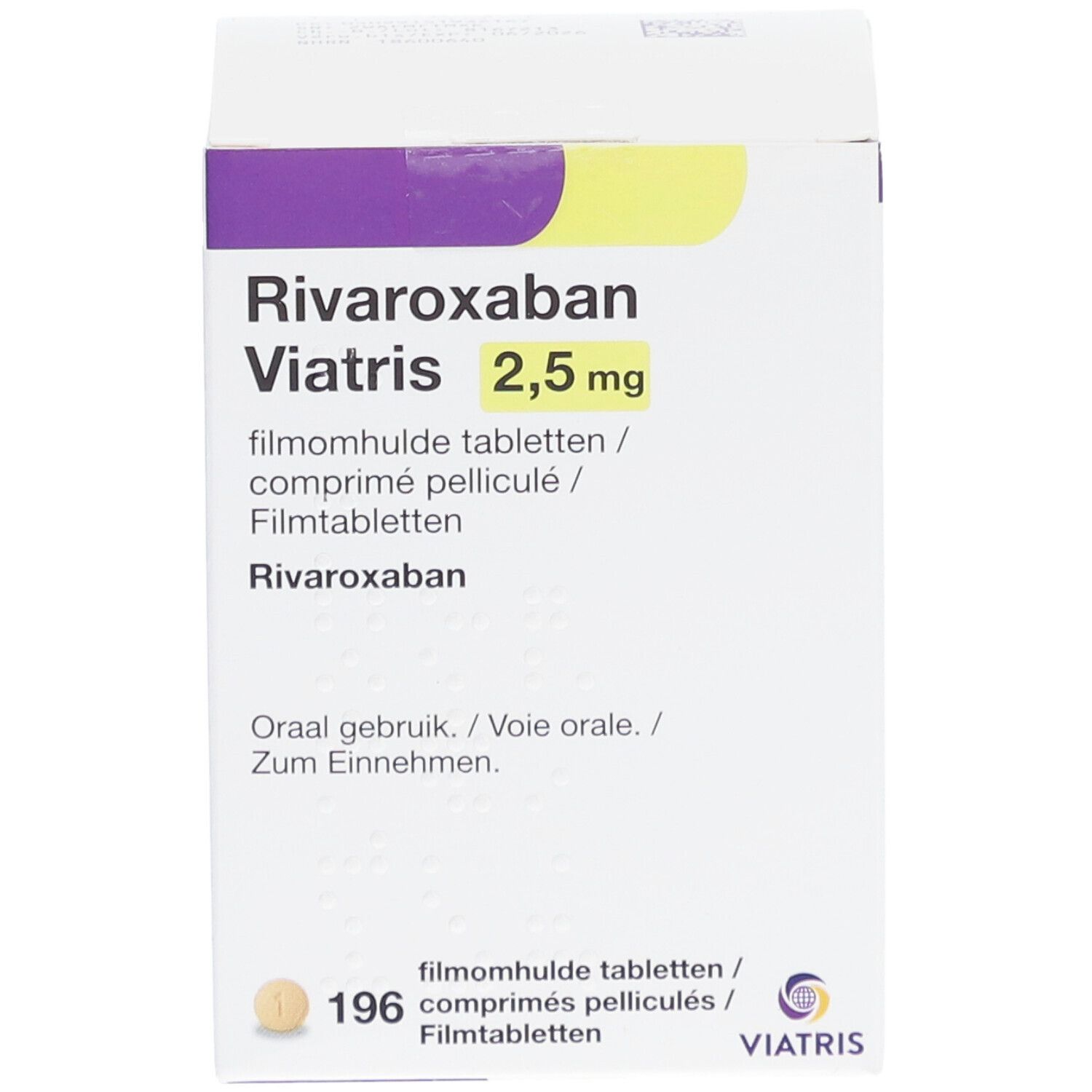 RIVAROXABAN Viatris 2,5 mg Filmtabletten