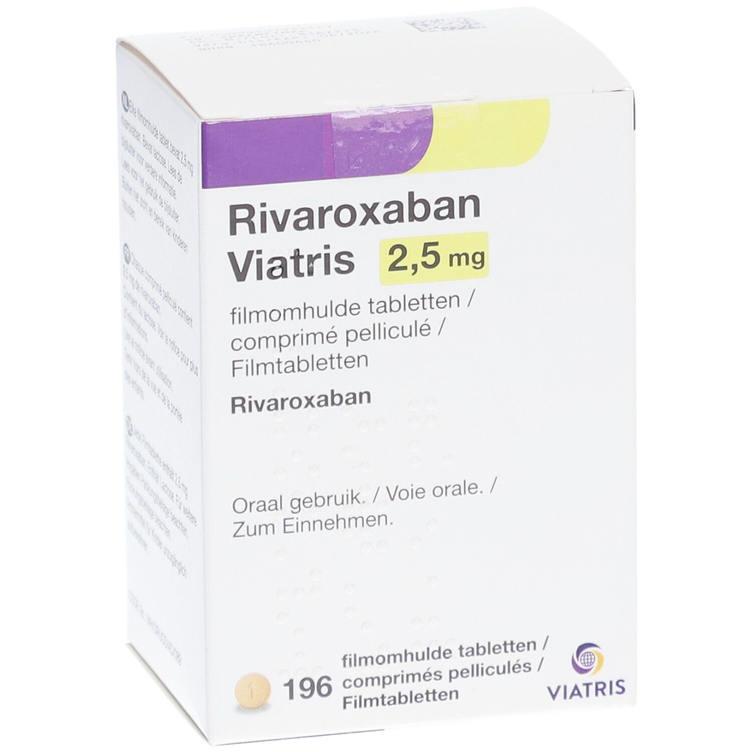 RIVAROXABAN Viatris 2,5 mg Filmtabletten