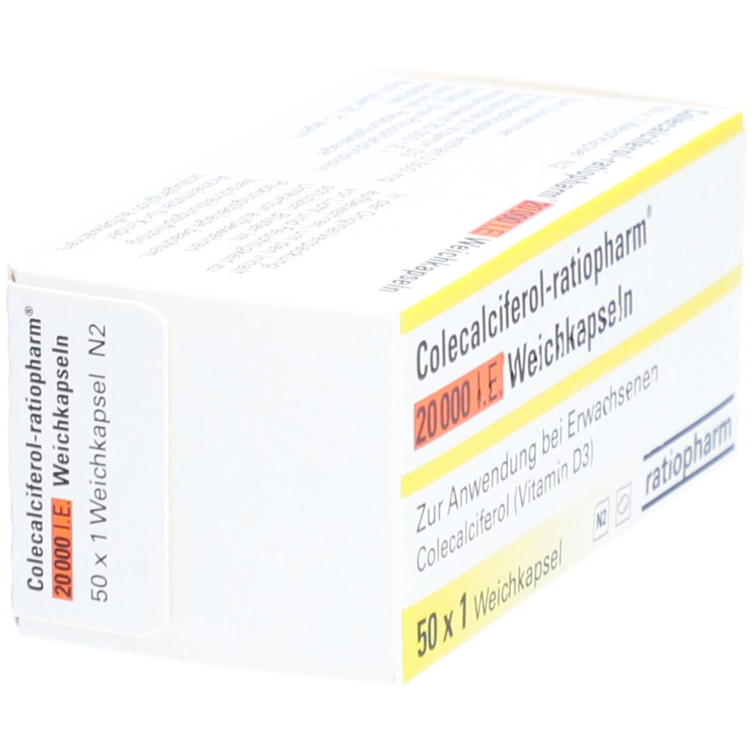 COLECALCIFEROL-ratiopharm 20.000 I.E. Weichkapseln