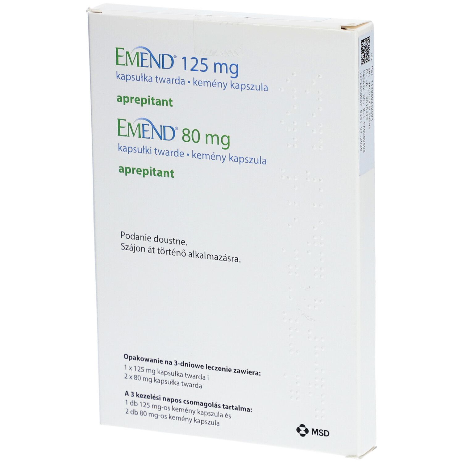 EMEND 125 mg/80 mg Hartkapseln