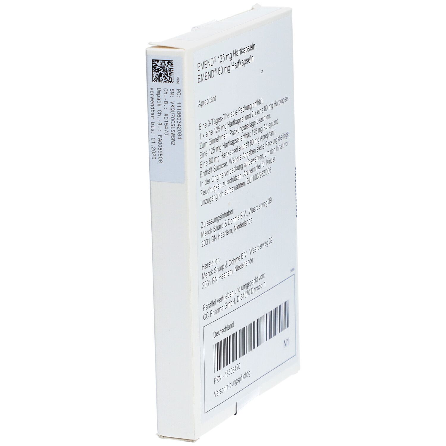 EMEND 125 mg/80 mg Hartkapseln
