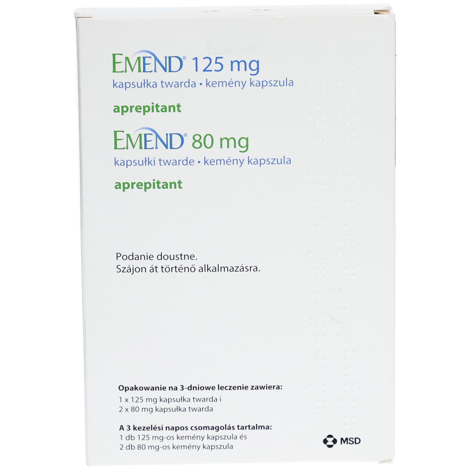 EMEND 125 mg/80 mg Hartkapseln