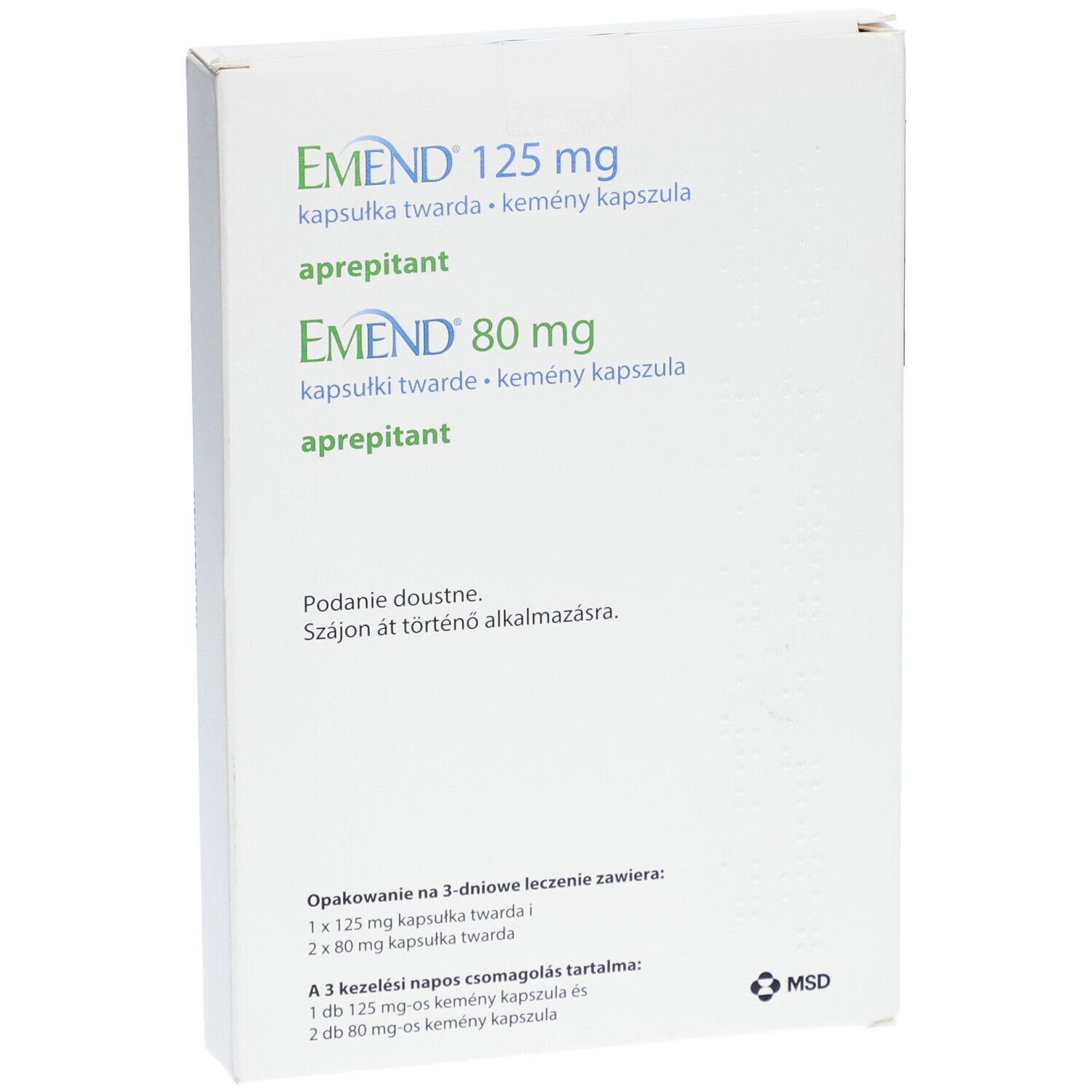 EMEND 125 mg/80 mg Hartkapseln
