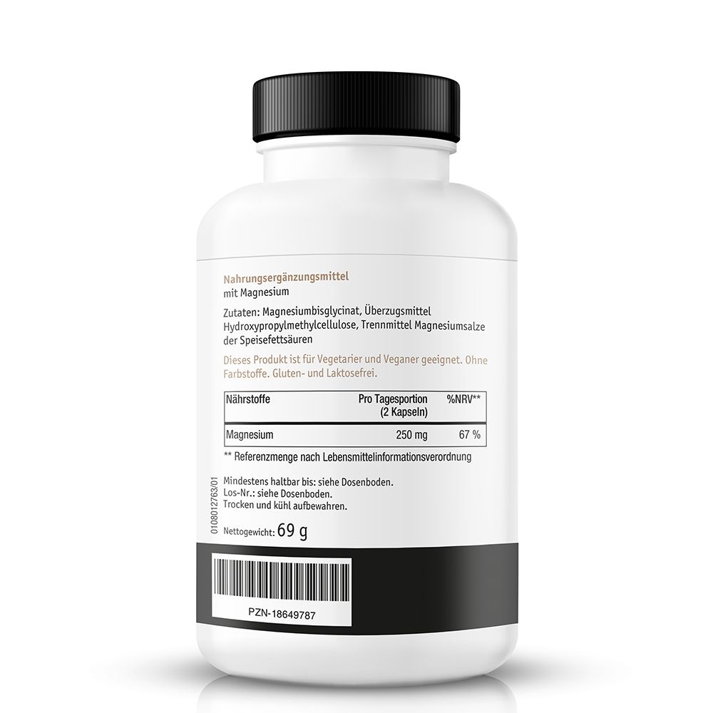 NHCO Magnesium+ amino-chelatiert Kapseln