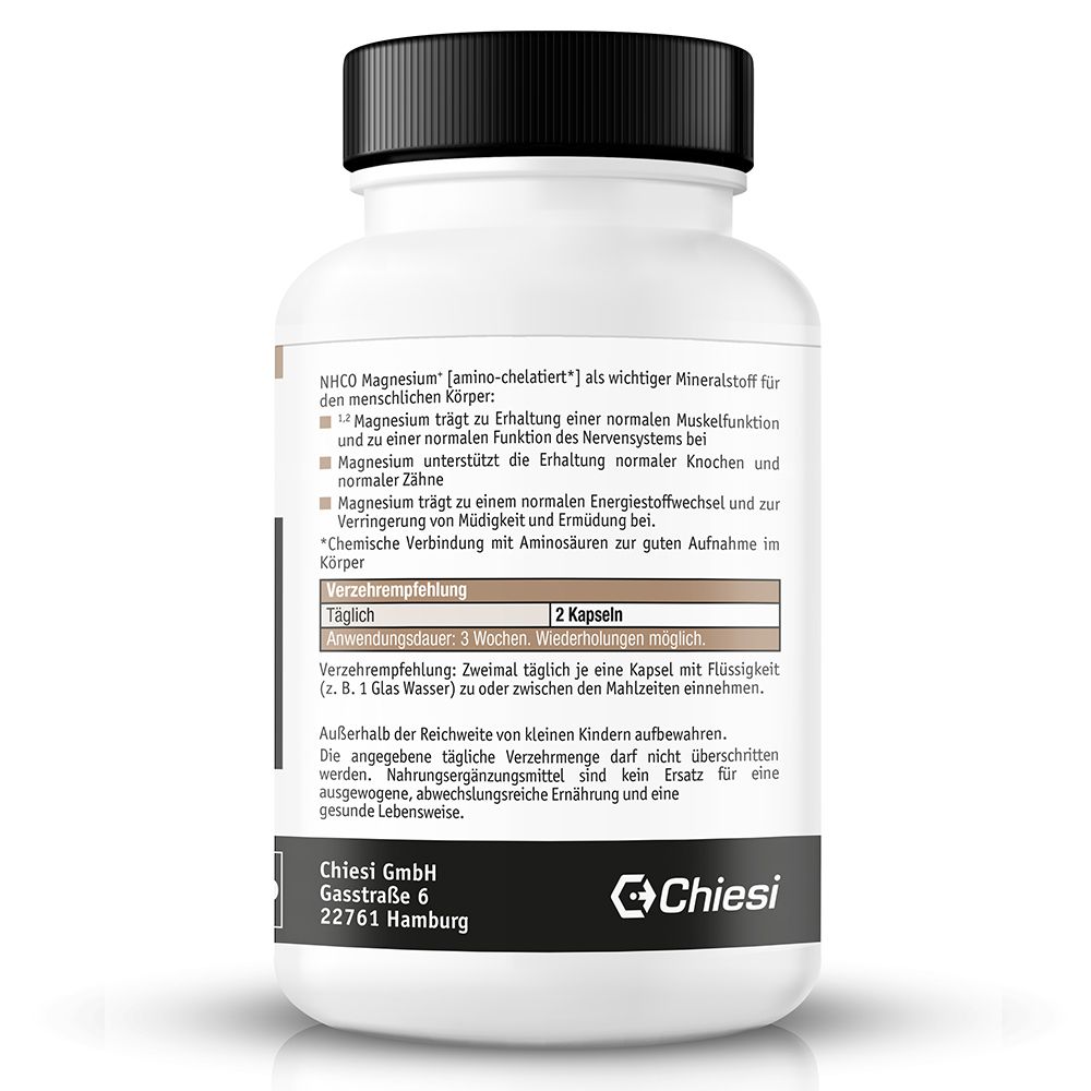  NHCO Magnesium+ amino-chelatiert Kapseln