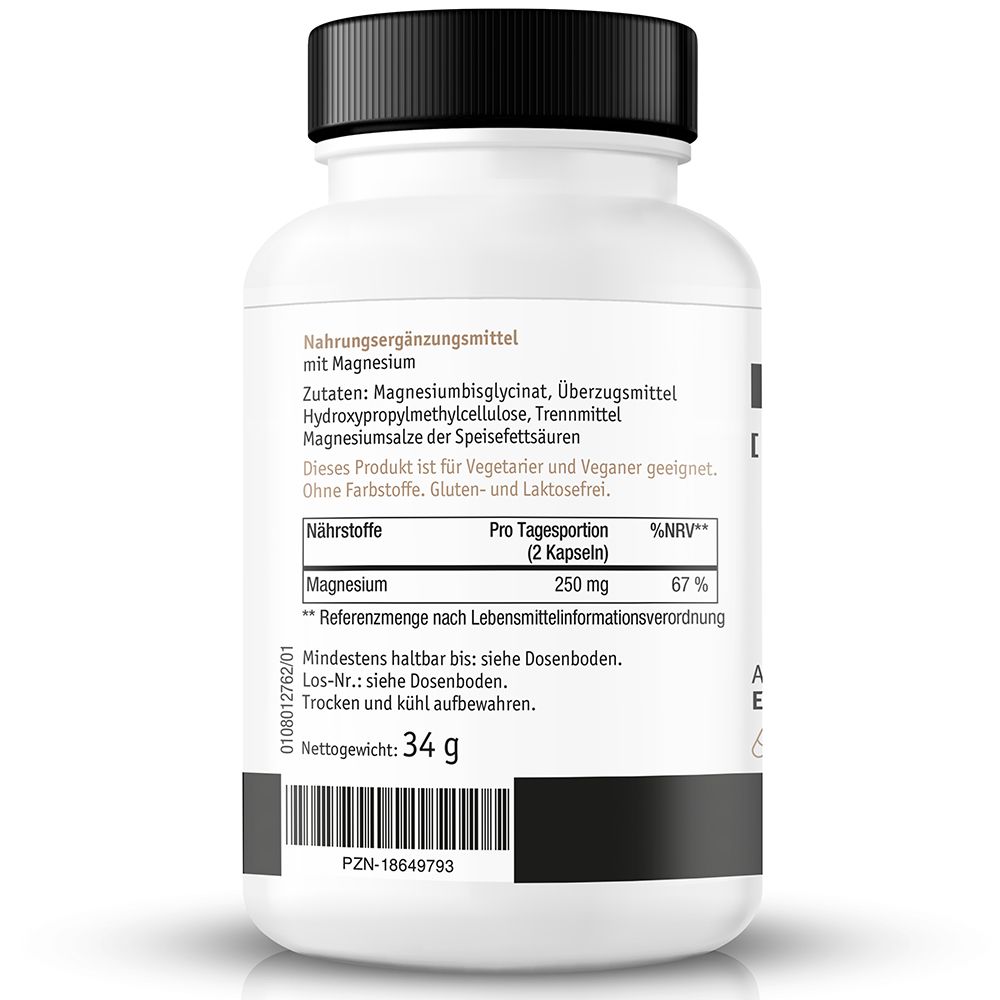  NHCO Magnesium+ amino-chelatiert Kapseln