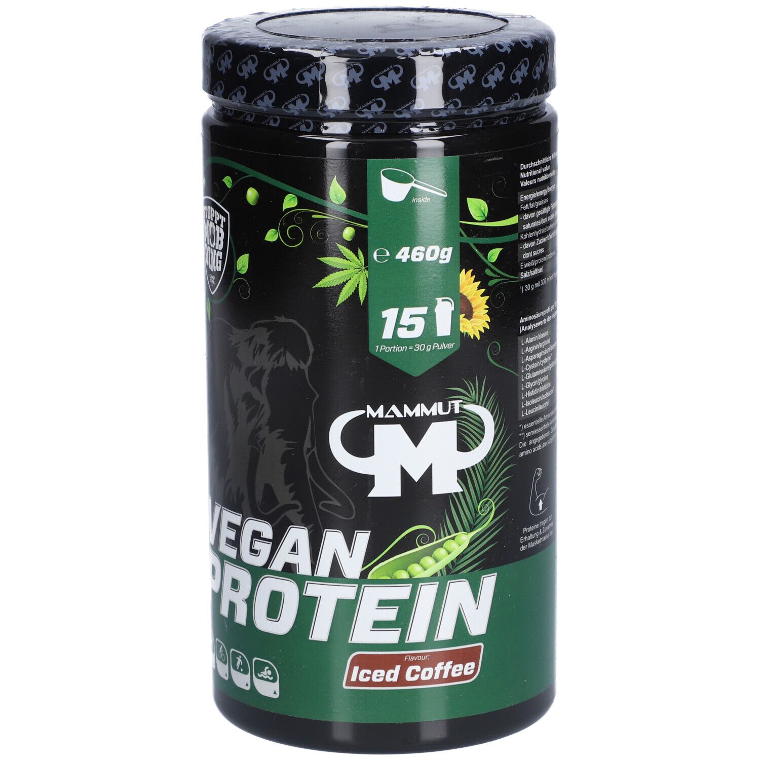 Mammut Nutrition Vegan Protein Iced Coffee 460 g - Shop Apotheke