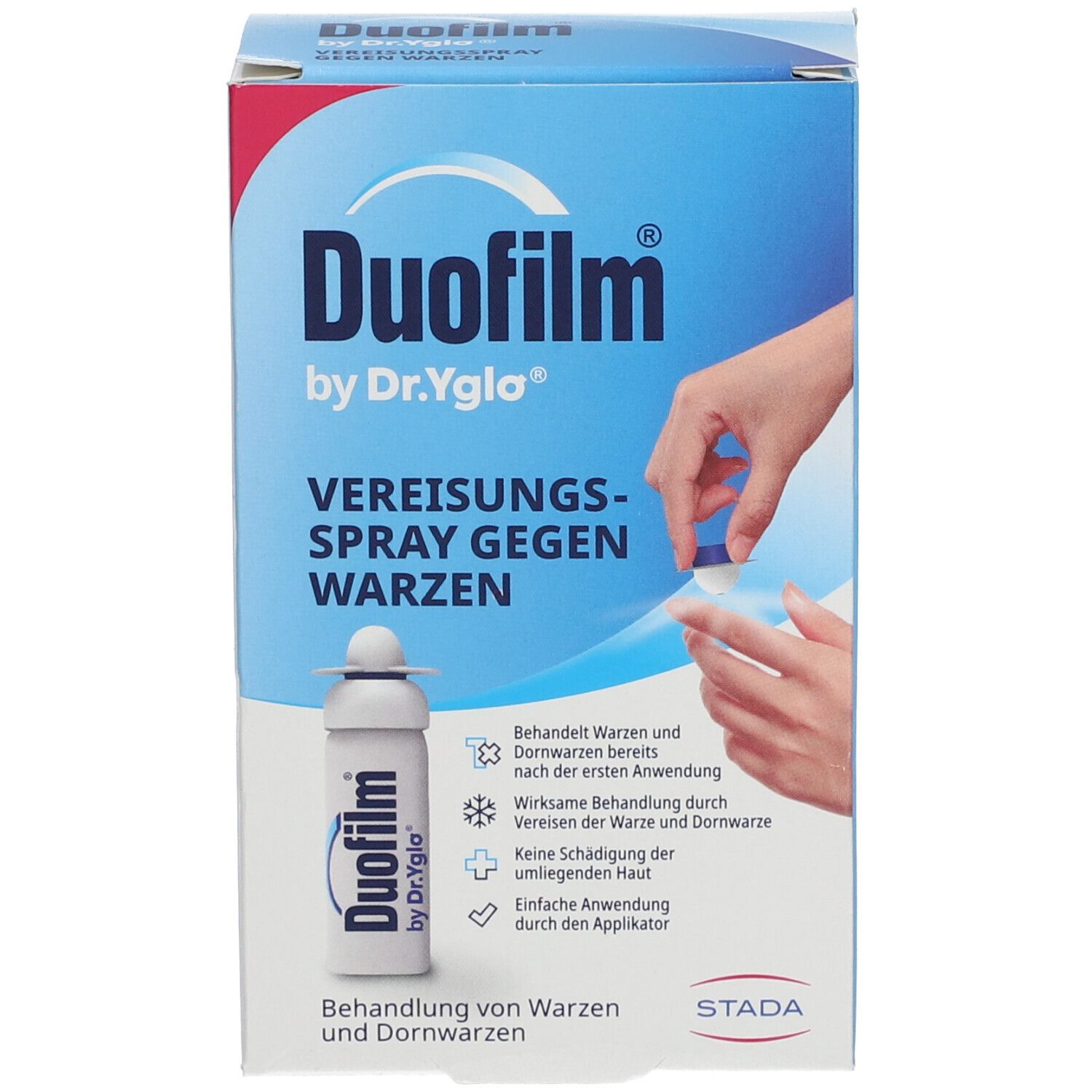 Duofilm® Vereisungsspray by Dr Yglo gegen Warzen - Behandelt Warzen und  Dornwarzen in nur einer Anwendung 50 ml - SHOP APOTHEKE