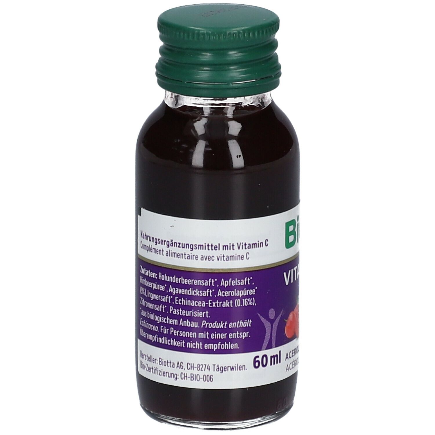 Biotta Vital Shot Echinacea Bio 60 ml Saft