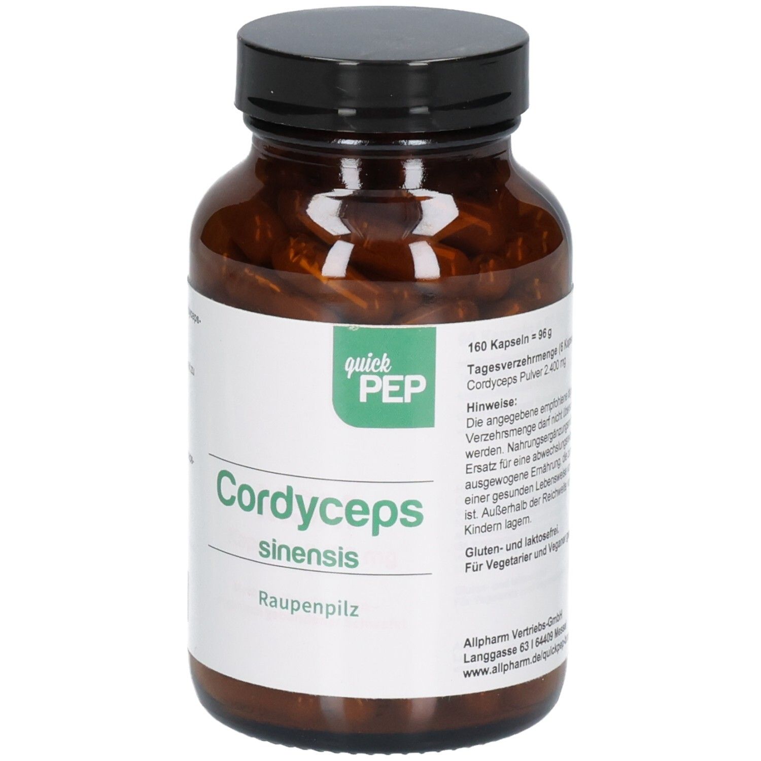 quickPEP Cordyceps sinensis Raupenpilz