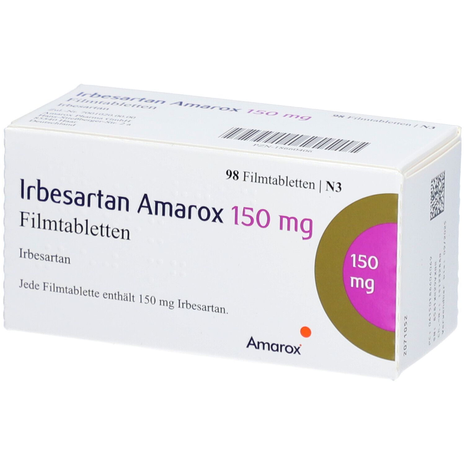 IRBESARTAN Amarox 150 mg Filmtabletten