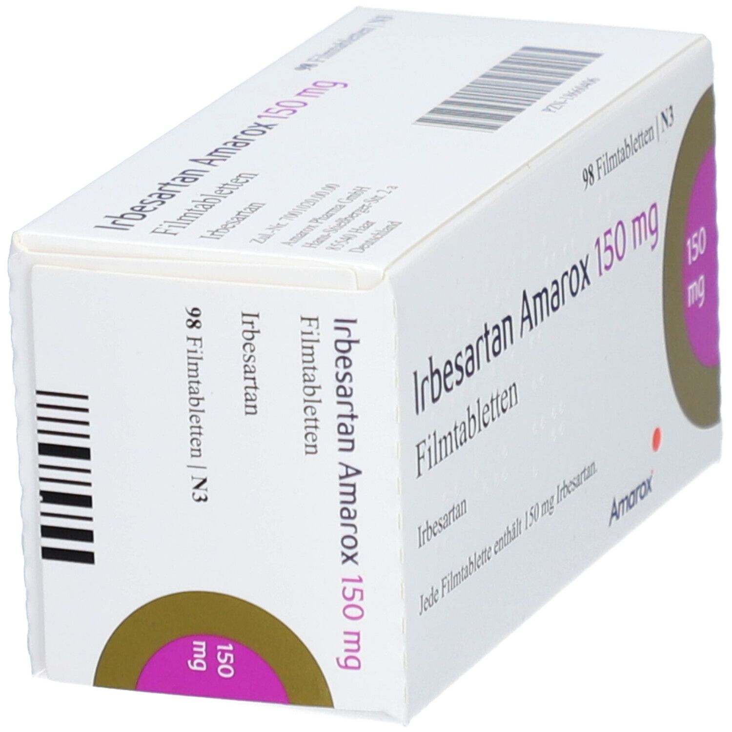 Irbesartan Amarox 150 mg Filmtabletten 56 St