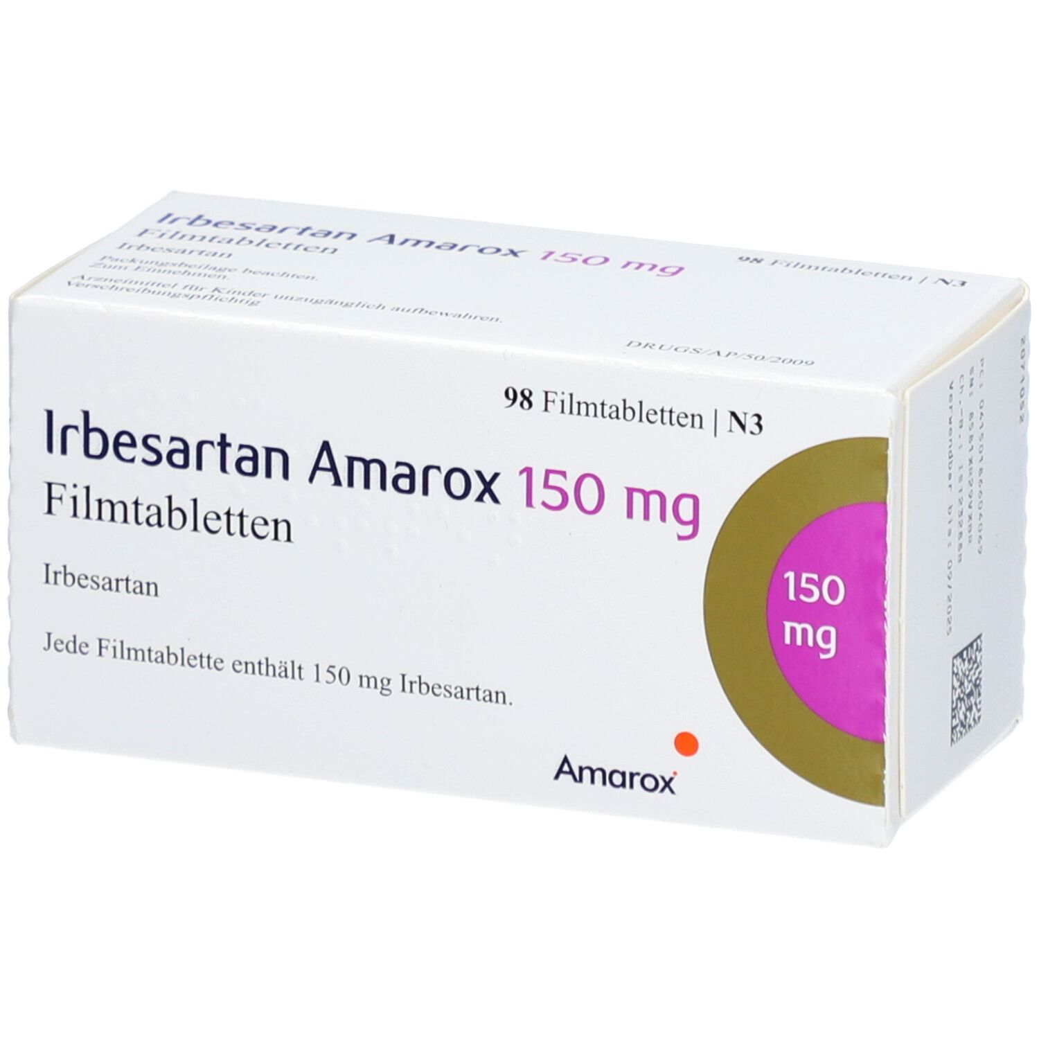 IRBESARTAN Amarox 150 mg Filmtabletten