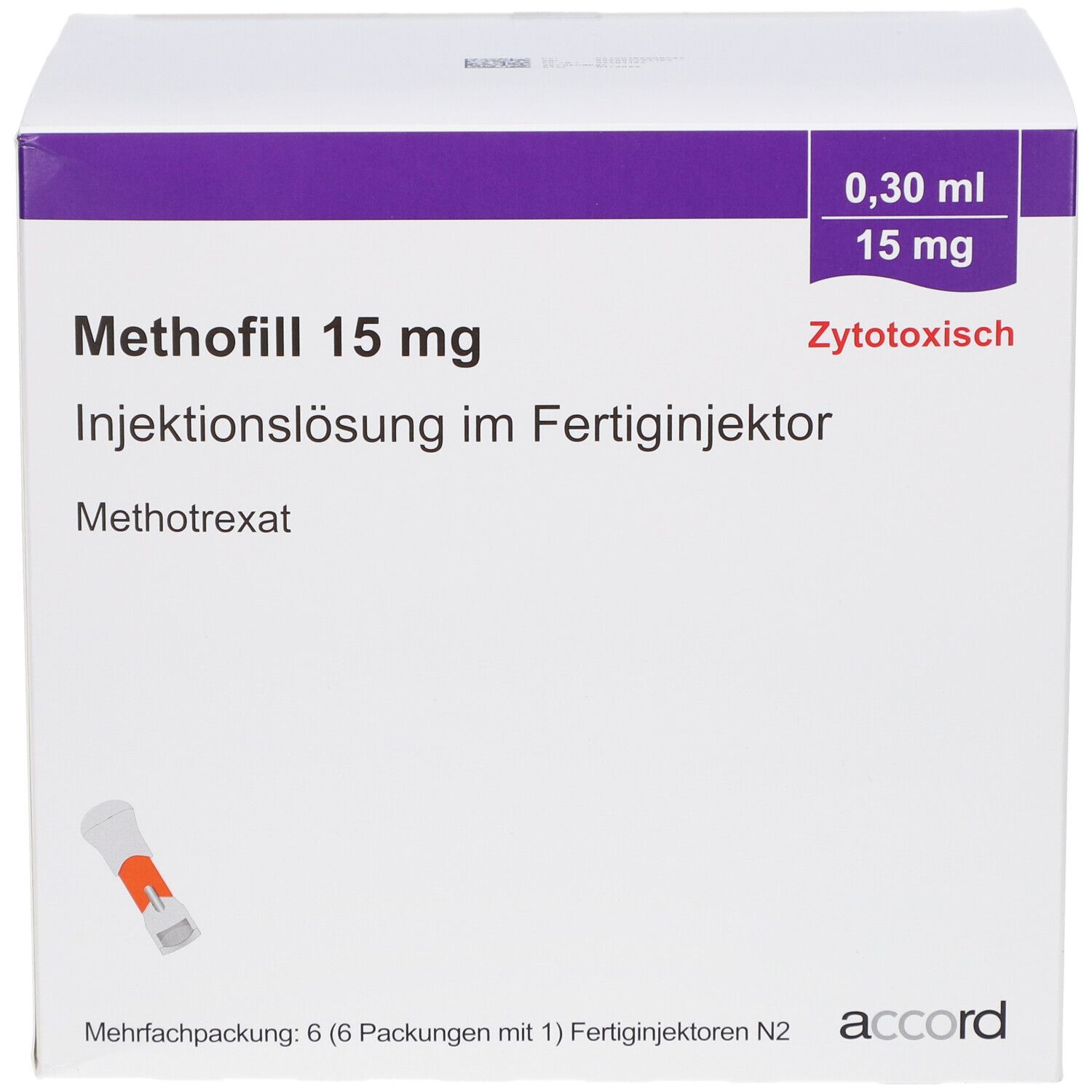 METHOFILL 15mg (50mg/ml) Inj.-Lsg.Fertiginjektor