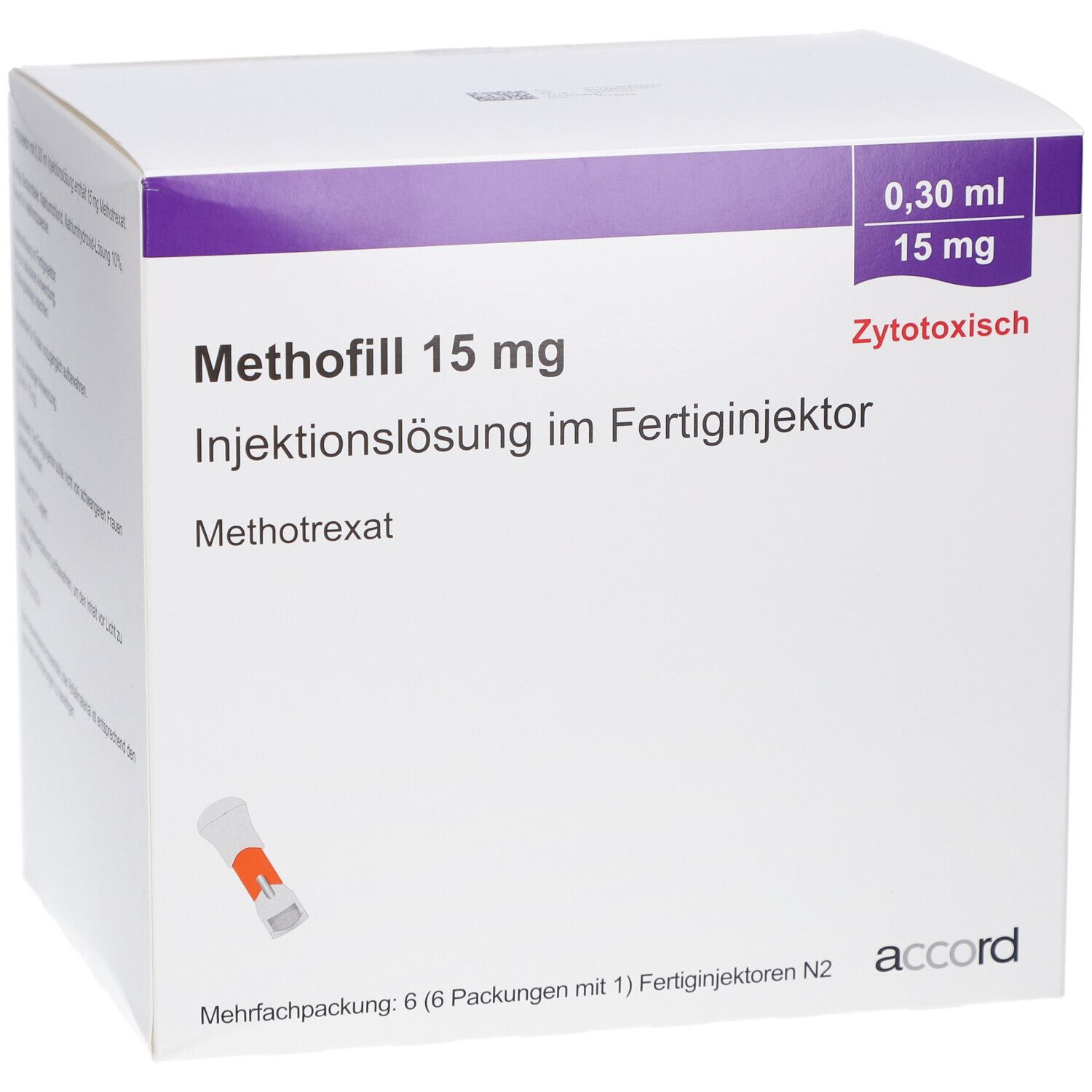 METHOFILL 15mg (50mg/ml) Inj.-Lsg.Fertiginjektor