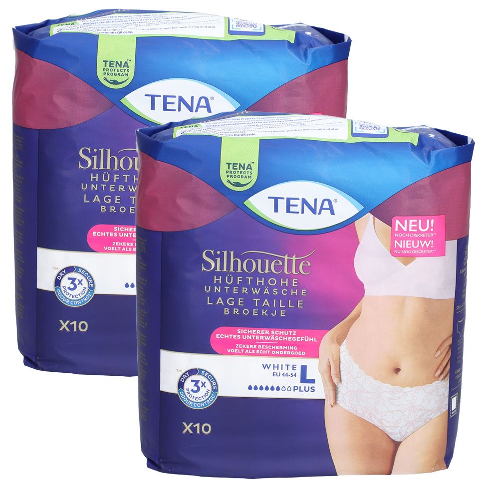 TENA® Silhouette Plus White L