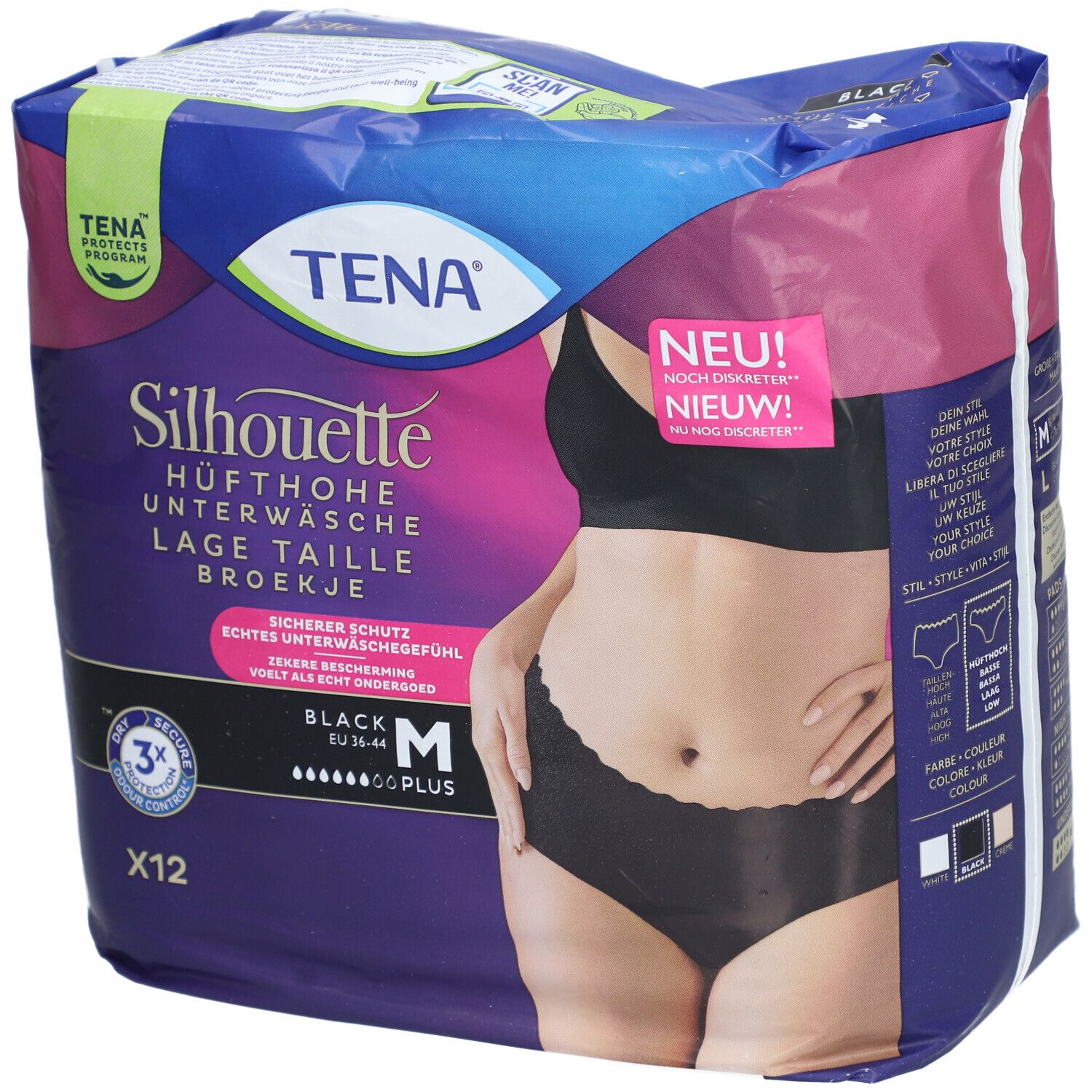 TENA Silhouette Plus Black