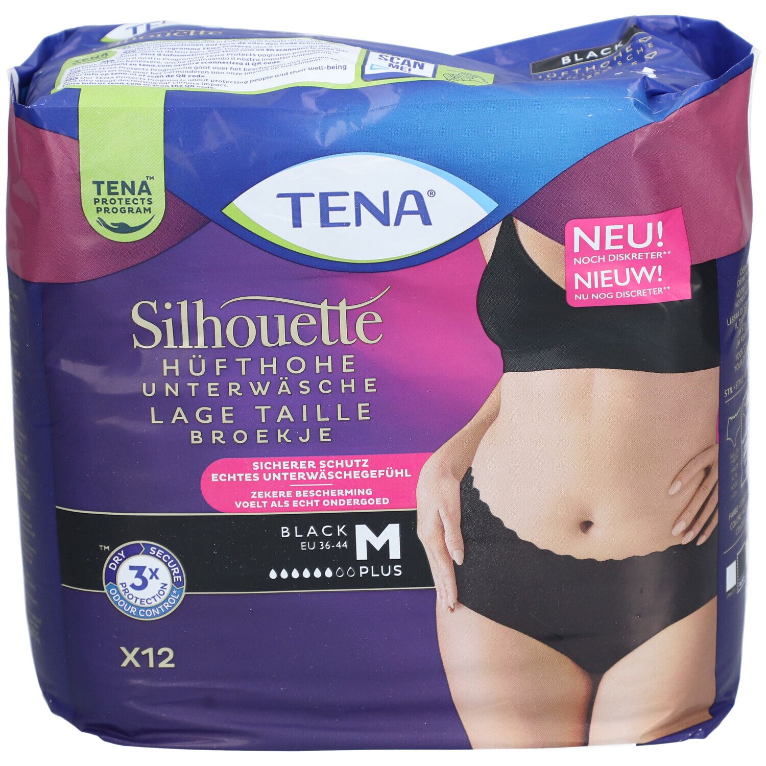 TENA Silhouette Plus Black