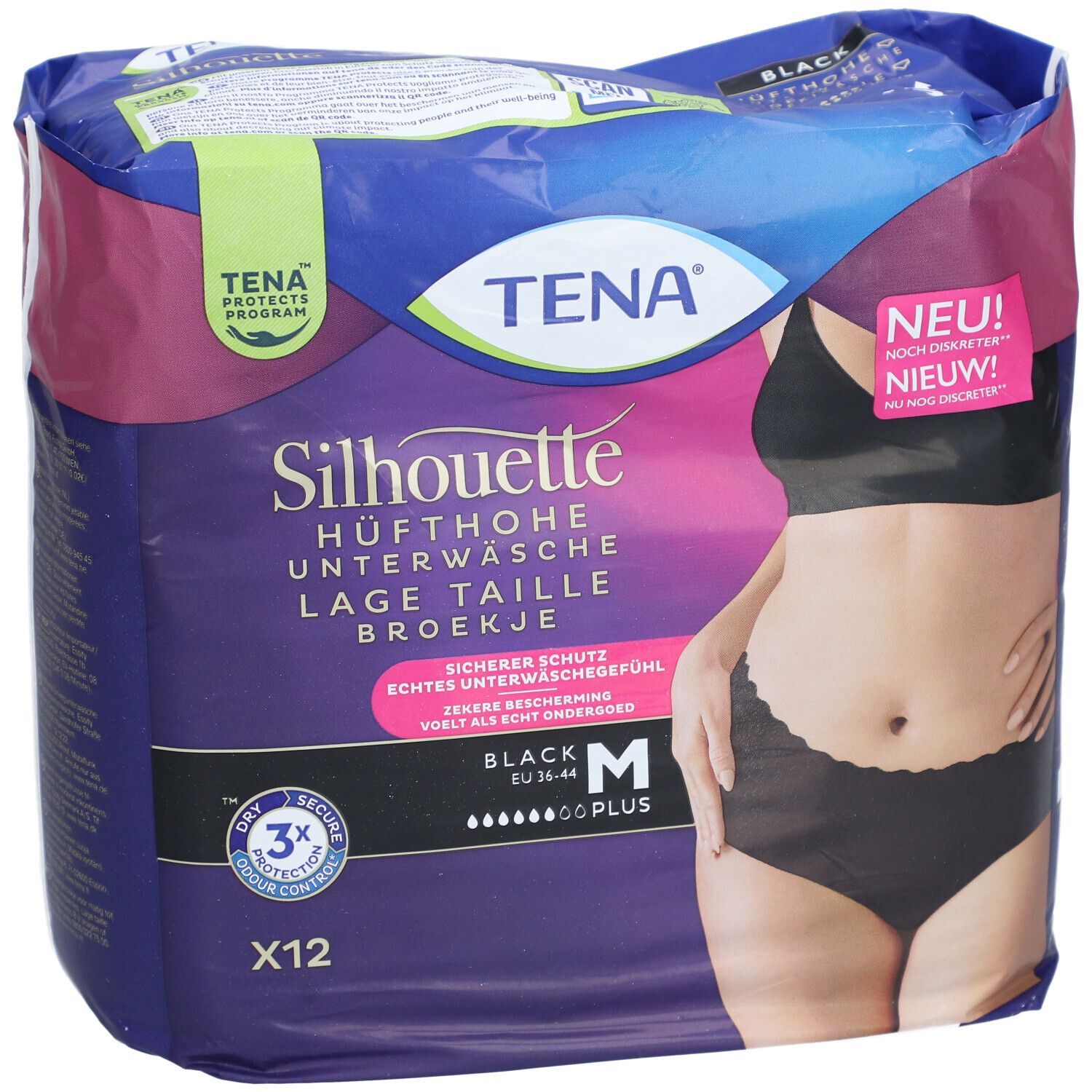 TENA Silhouette Plus Black