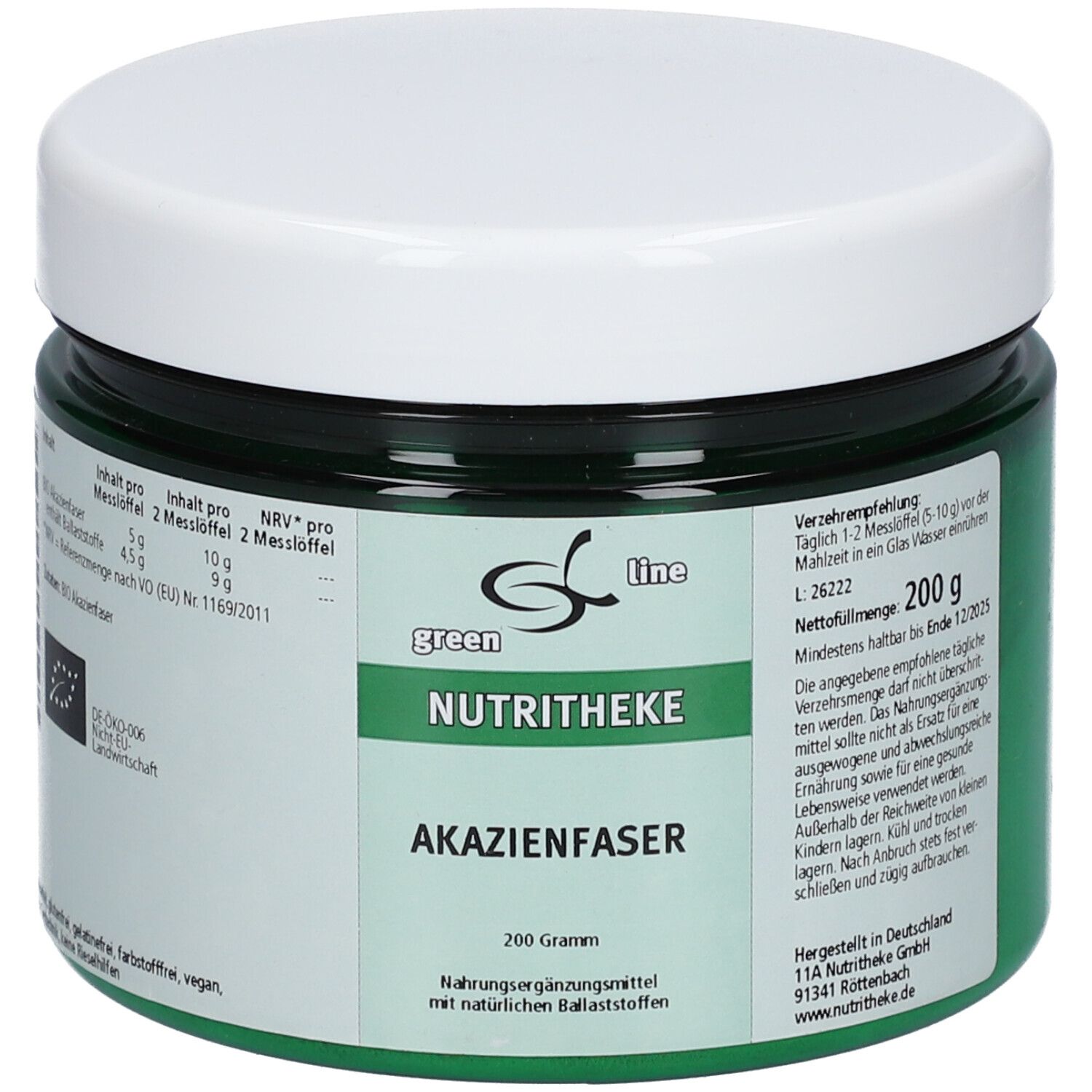 Akazienfaser Pulver 200 g