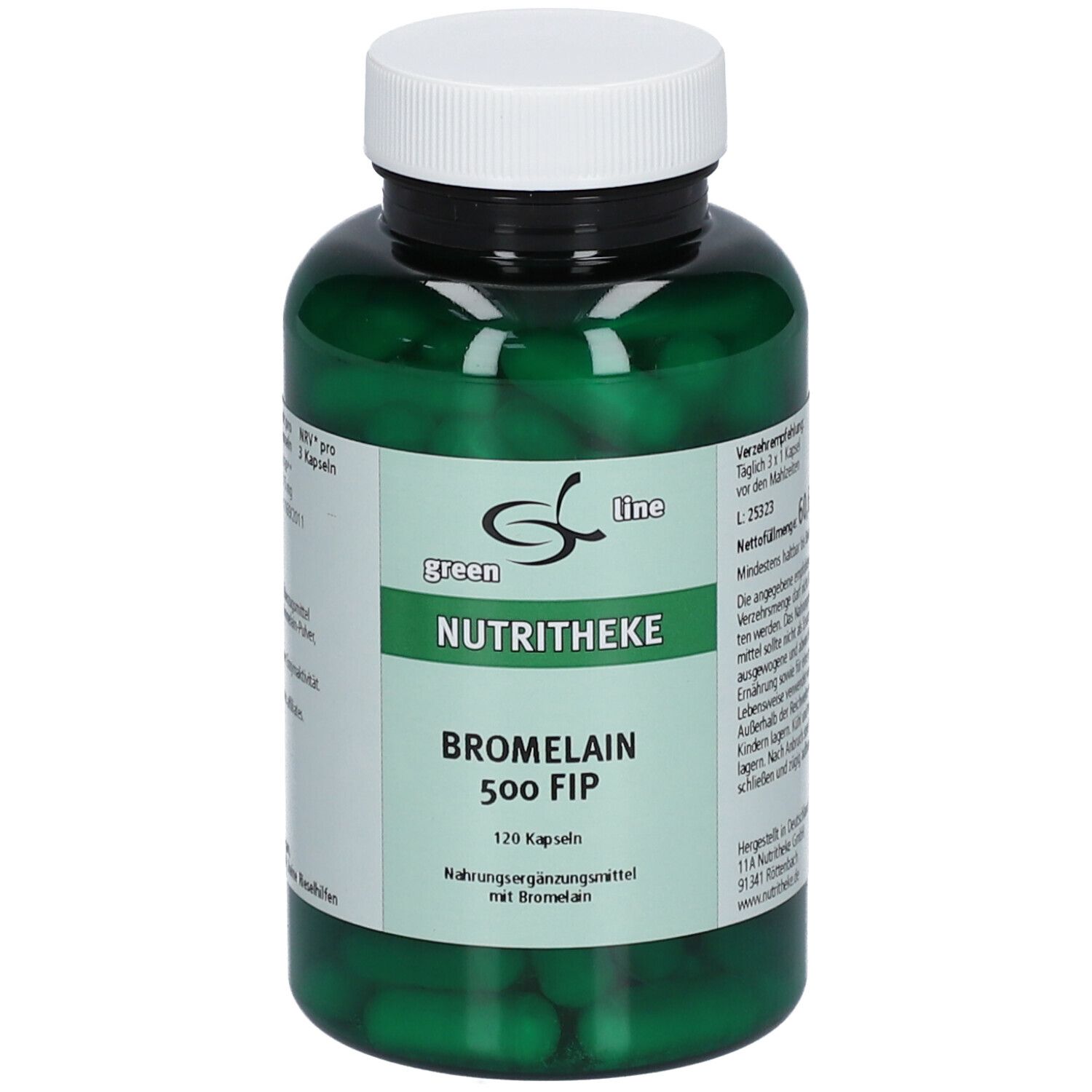 green line NUTRITHEKE Bromelain 502