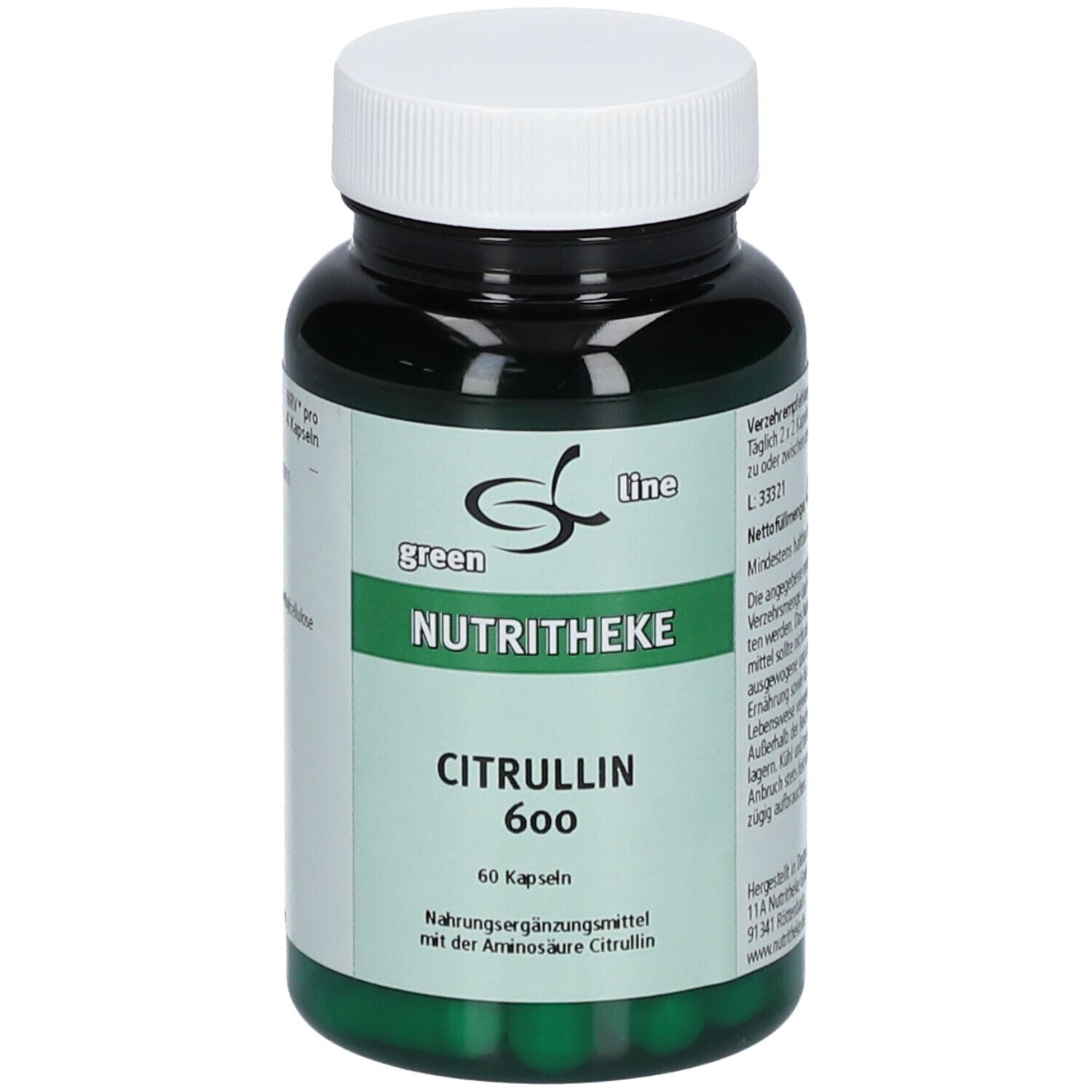 Citrullin 600 Kapseln 60 St