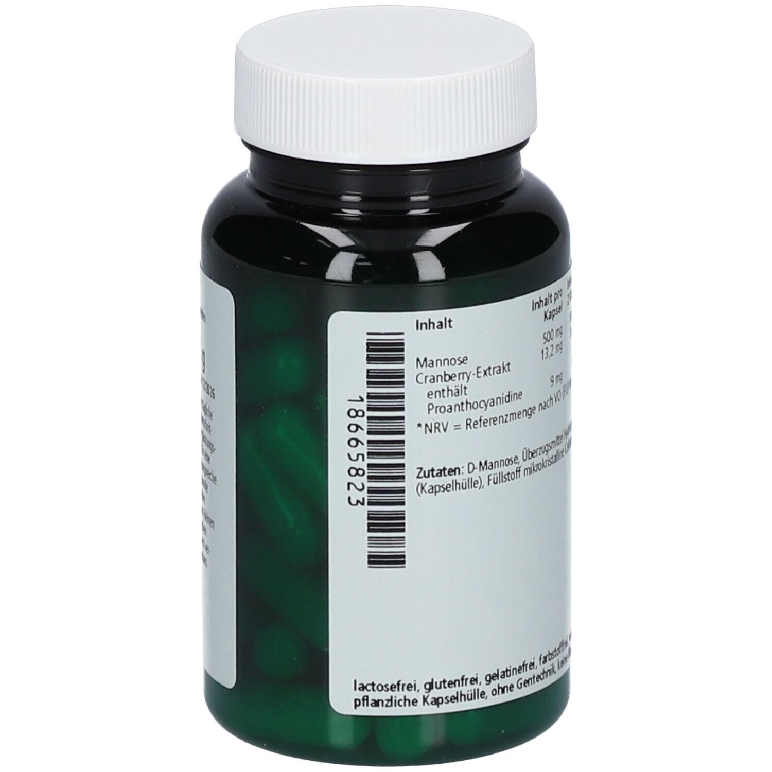 green line NUTRITHEKE Mannose + Cranberry 60 St - Shop Apotheke