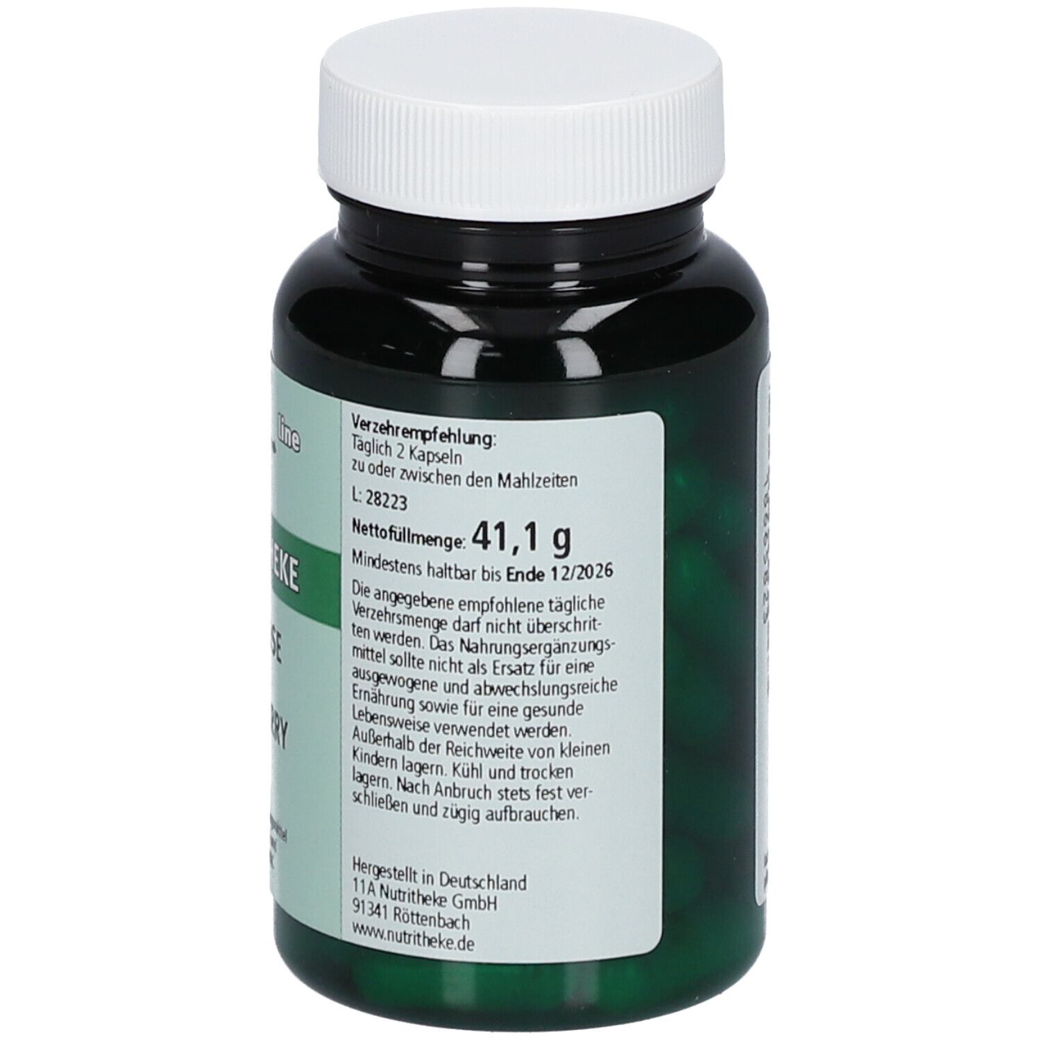 green line NUTRITHEKE Mannose + Cranberry 60 St - Shop Apotheke 