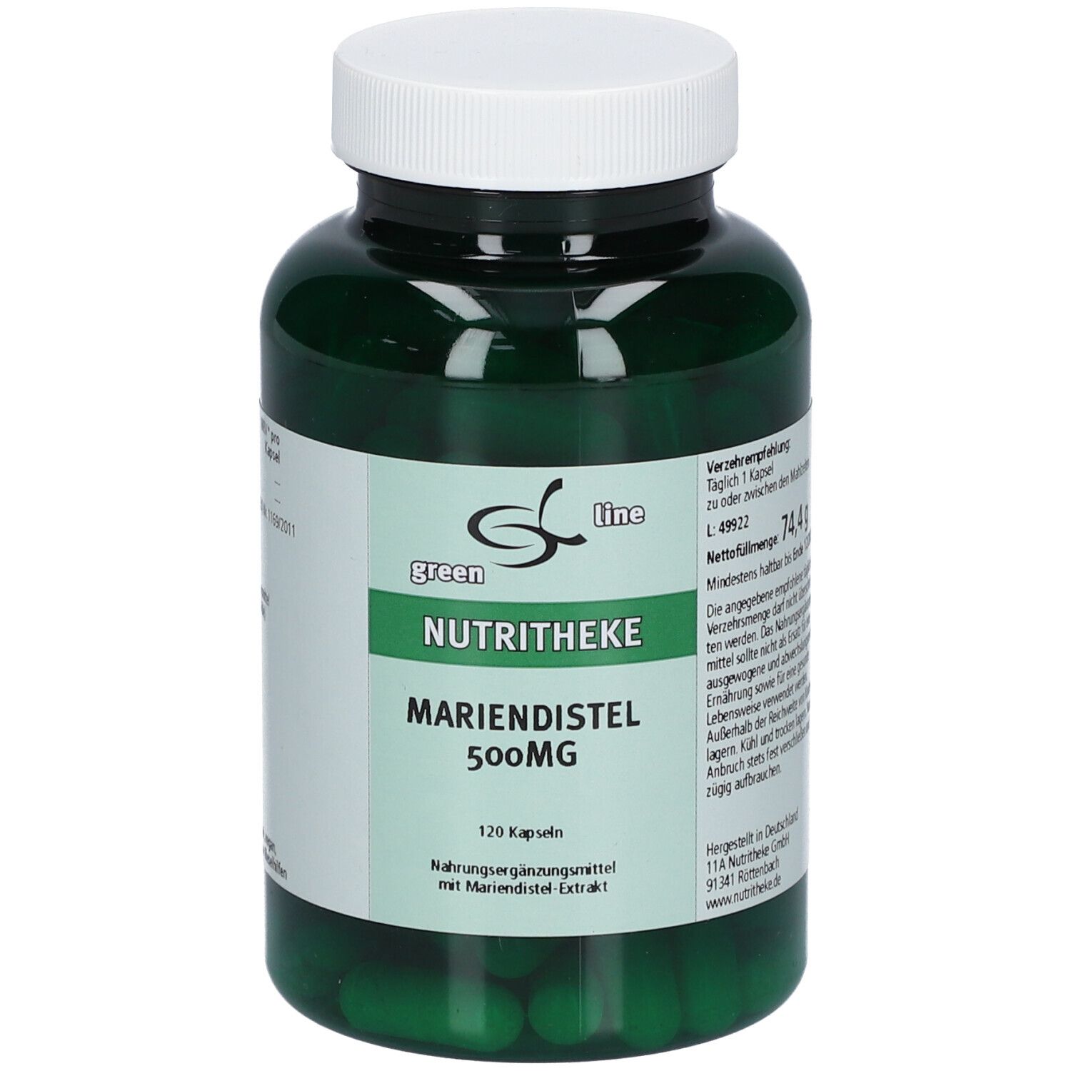 Mariendistel 500 mg Kapseln 120 St