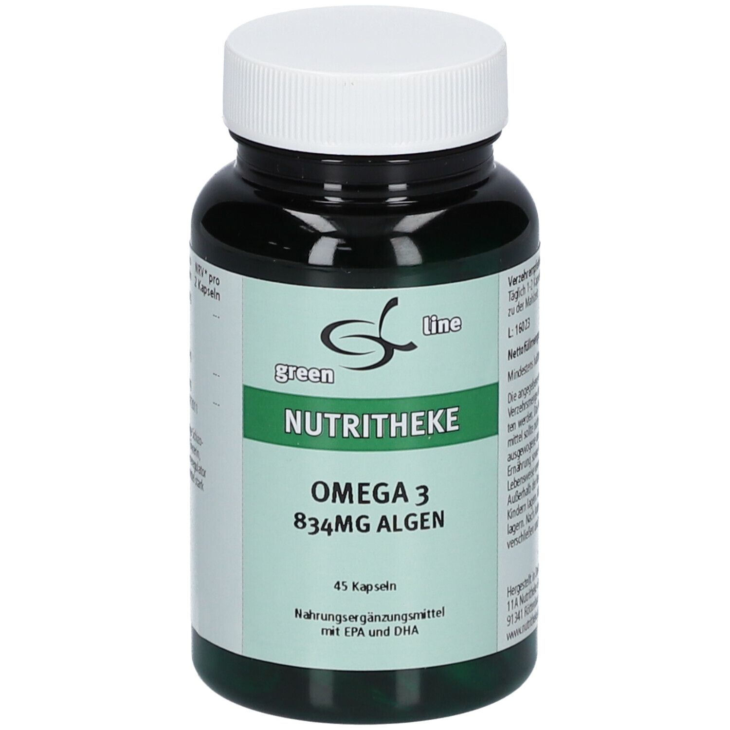 Omega-3 834 mg Algen Kapseln 45 St