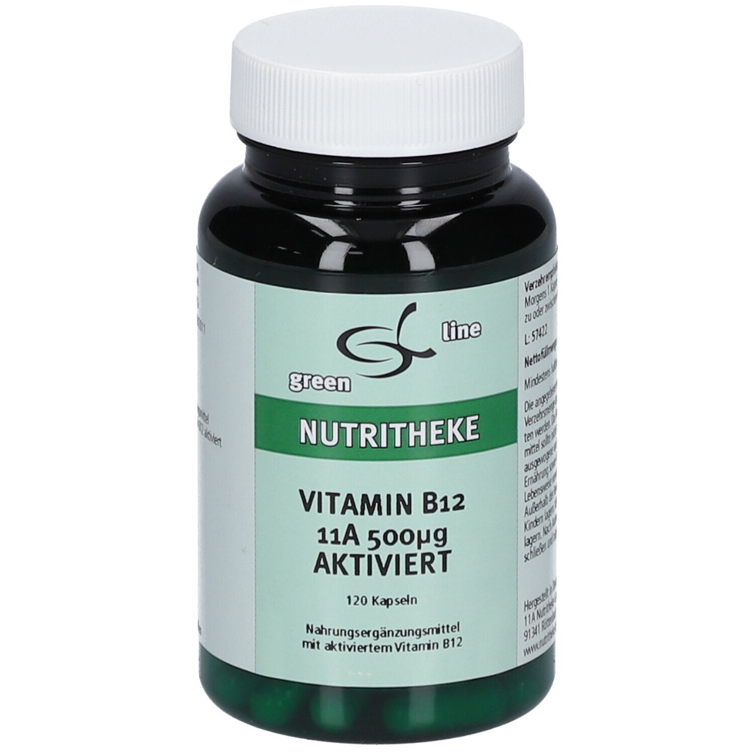 Vitamin B12 11 A 500 µg aktiviert Kapseln 120 St