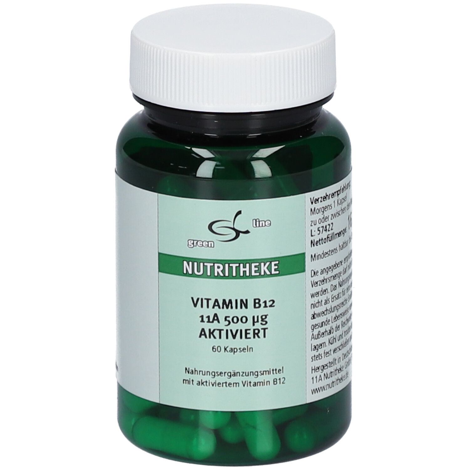 Vitamin B12 11 A 500 µg aktiviert Kapseln 60 St