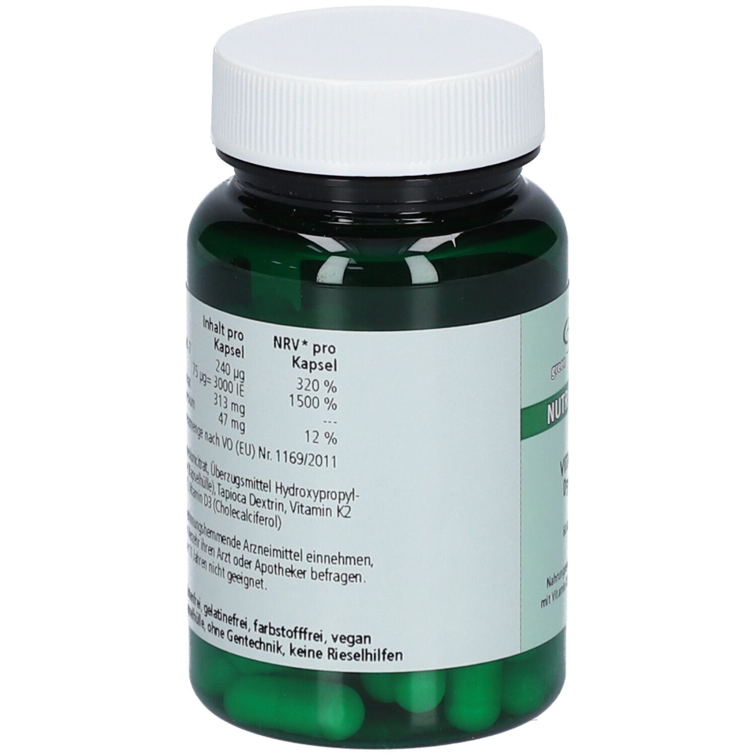green line NUTRITHEKE Vitamin D3 + K4 60 St - Shop Apotheke