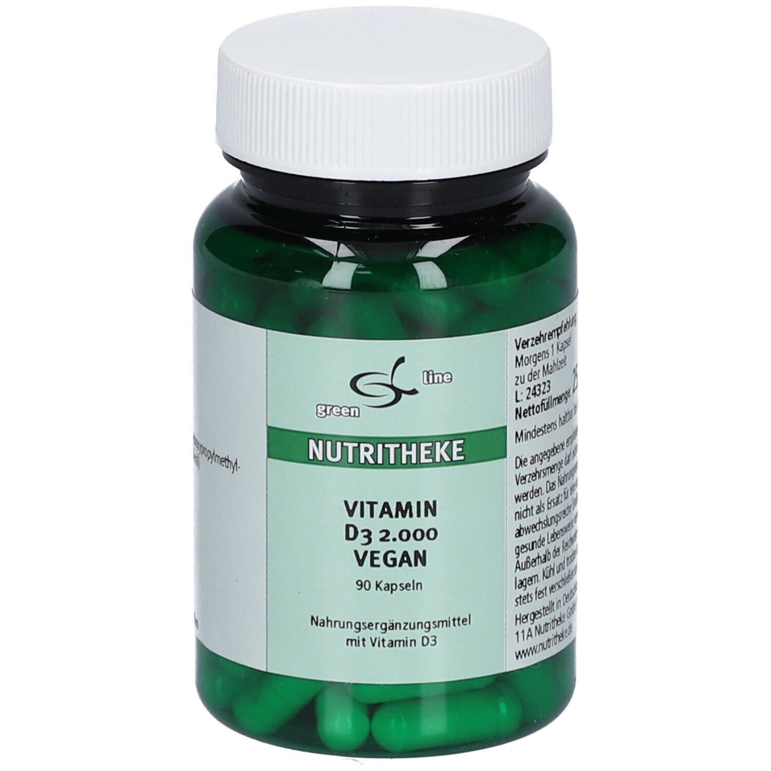 Vitamin D3 2000 vegan Kapseln 90 St