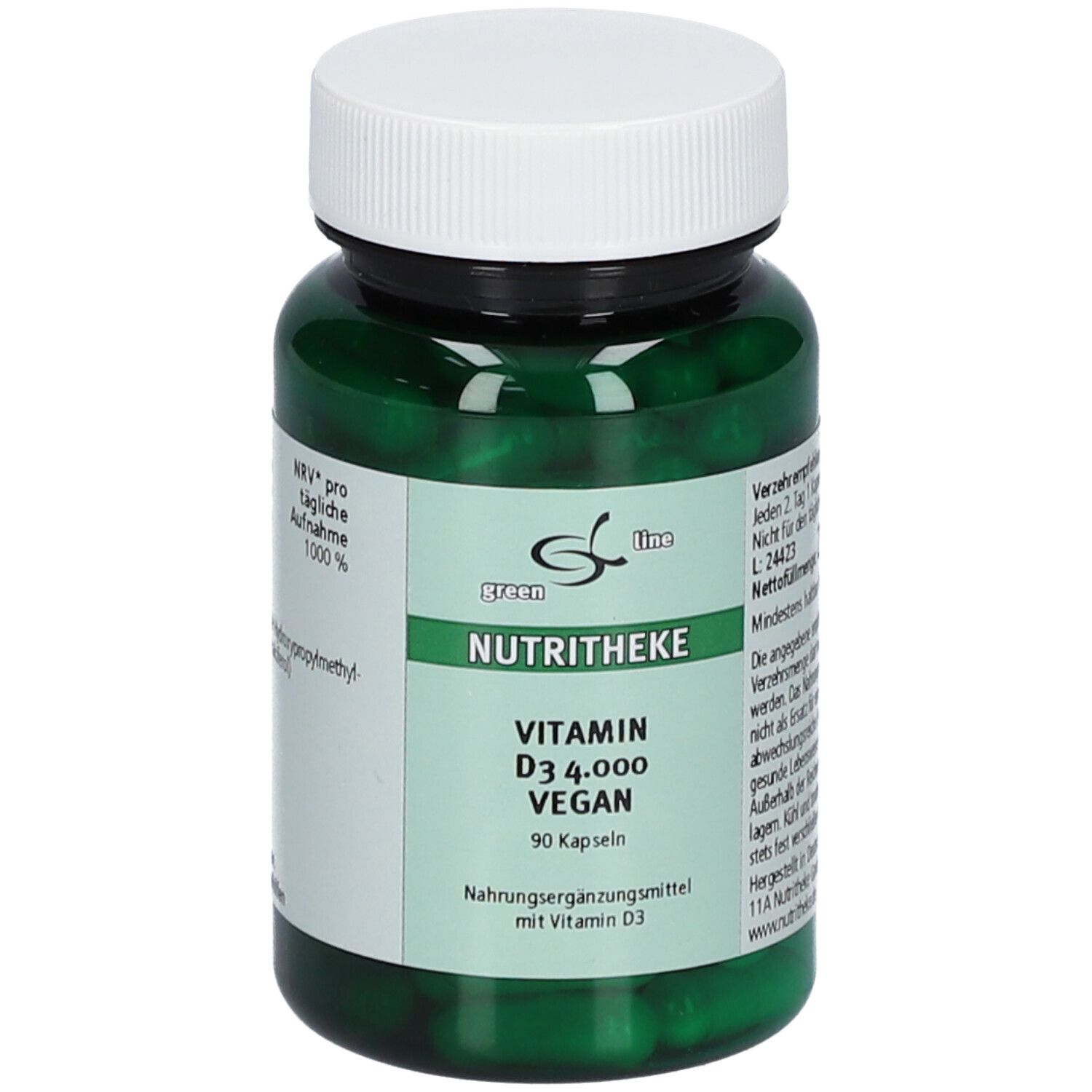 Vitamin D3 4000 vegan Kapseln 90 St