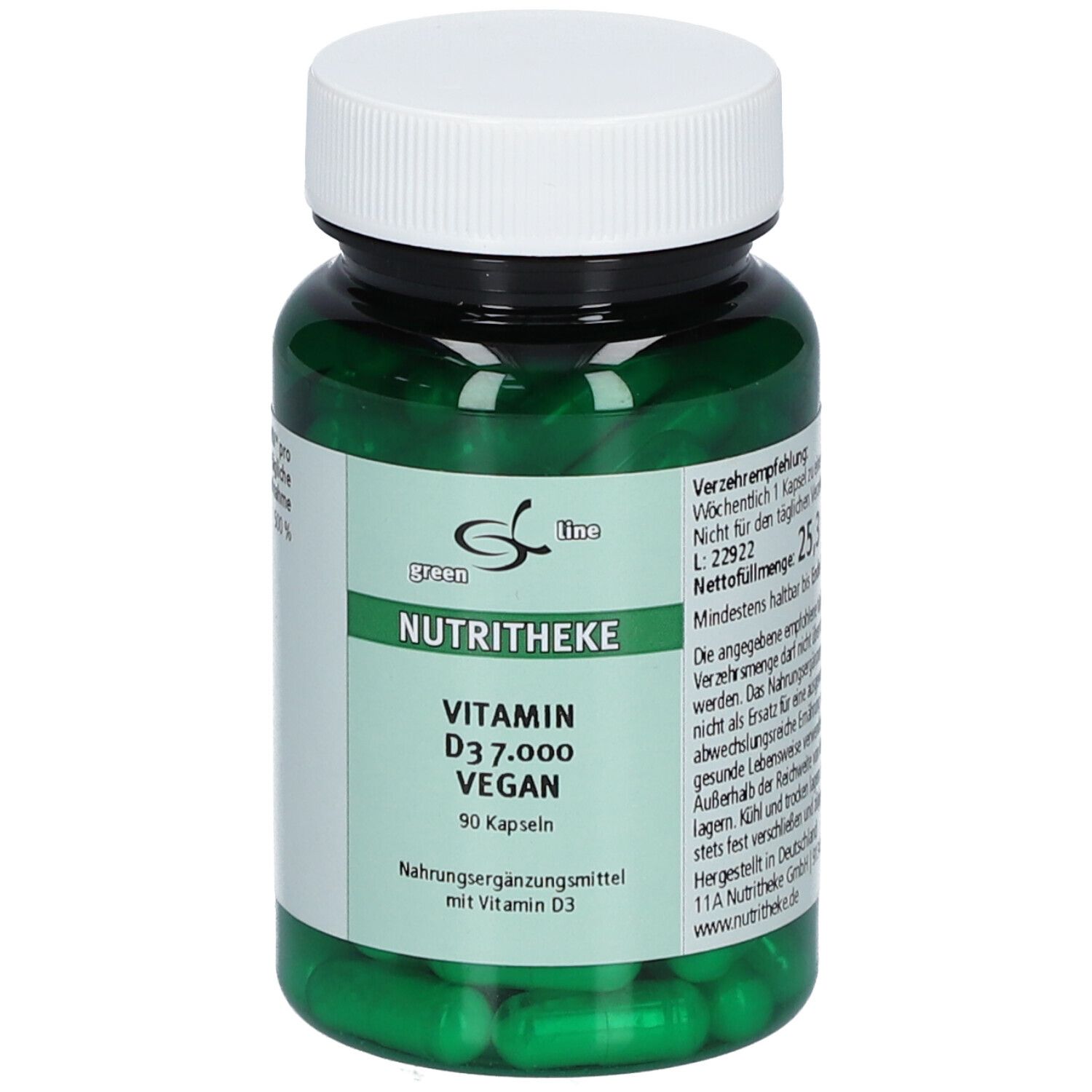 Vitamin D3 7000 vegan Kapseln 90 St