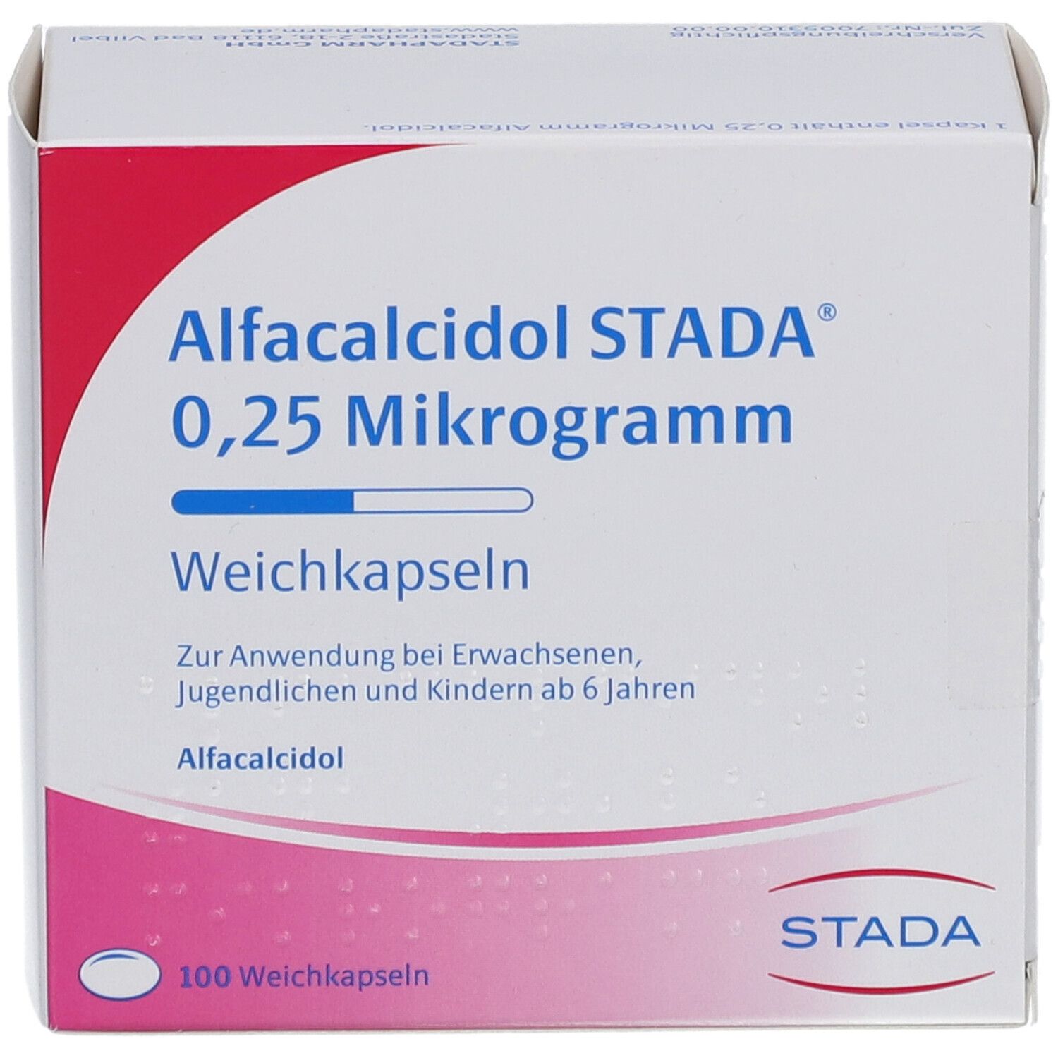 ALFACALCIDOL STADA 0,25 Mikrogramm Weichkapseln