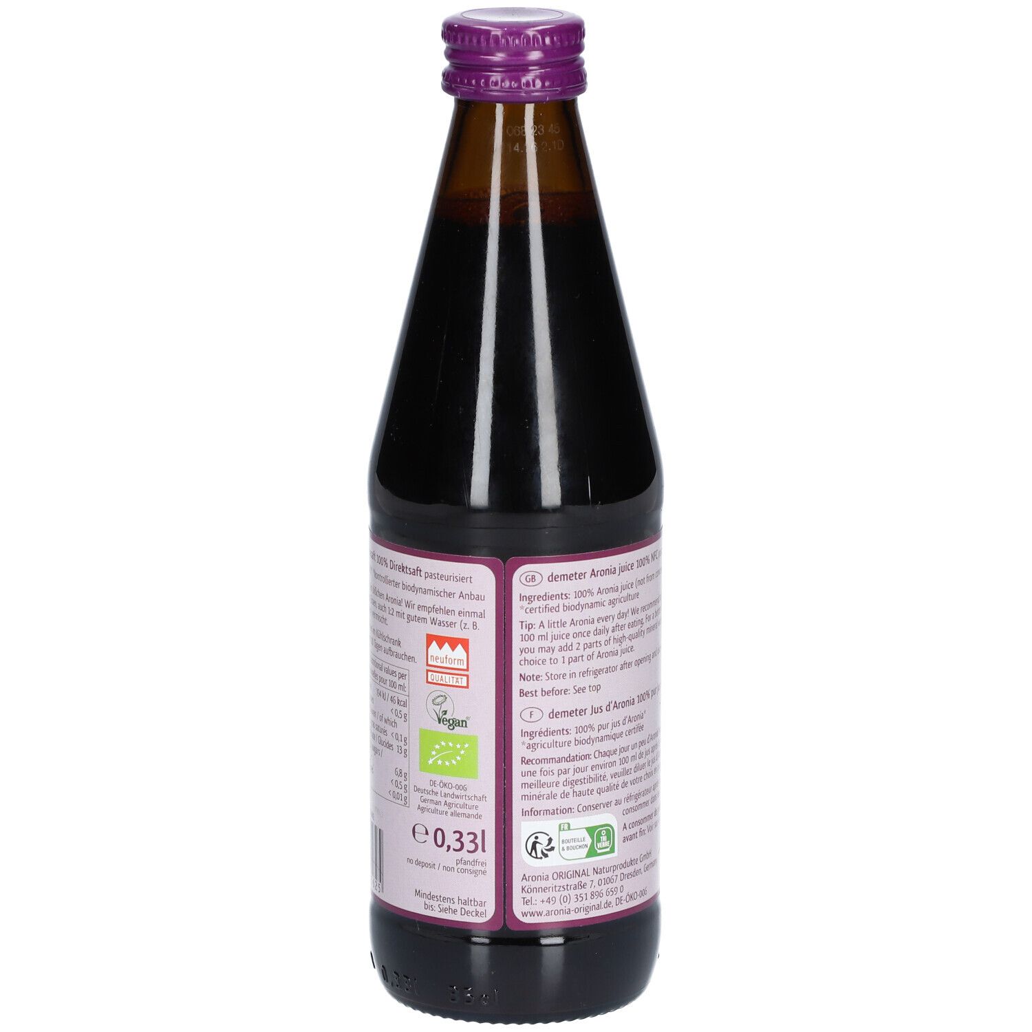 Bio Aronia Direktsaft