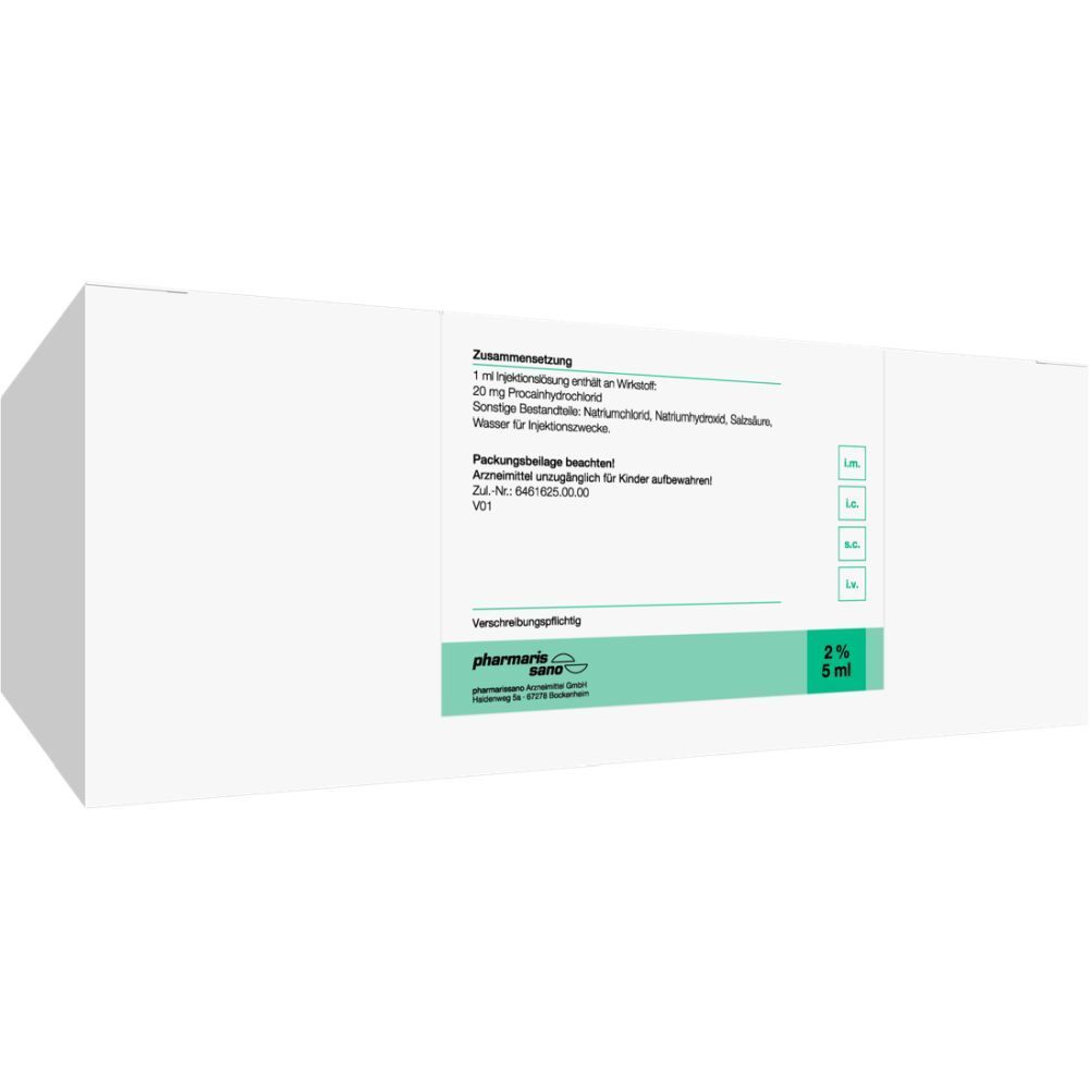 PROCAIN pharmarissano 2% Inj.-Lsg.Ampullen 5 ml