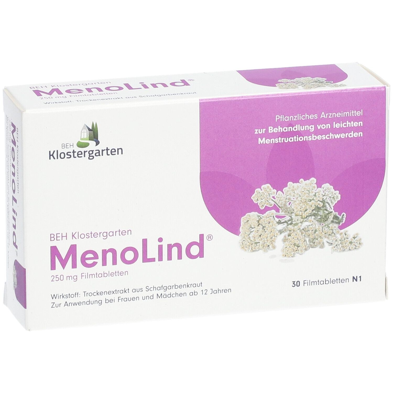BEH Klostergarten MenoLind® 250 mg Filmtabletten 30 St - Shop Apotheke