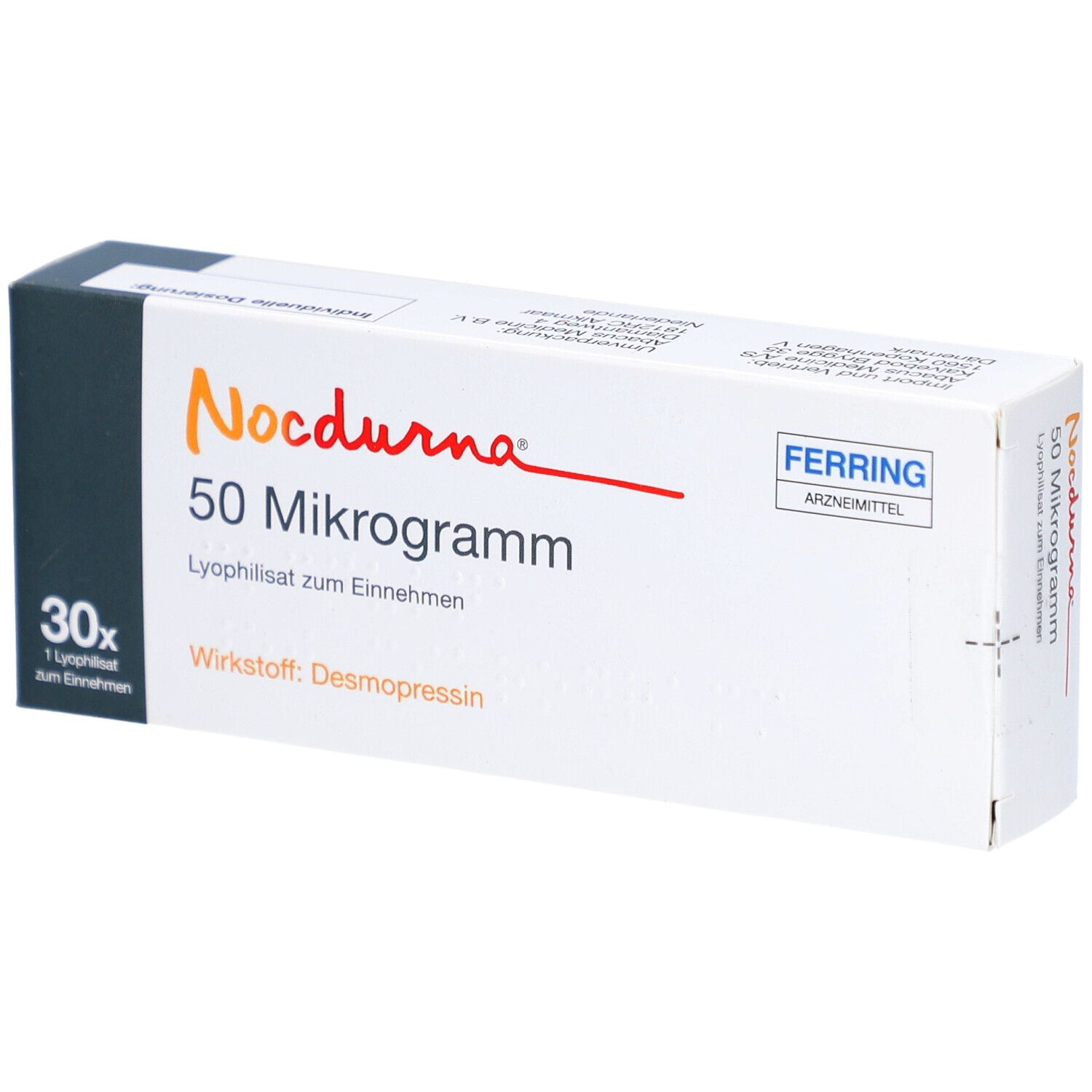 NOCDURNA 50 Mikrogramm Lyophilisat zum Einnehmen