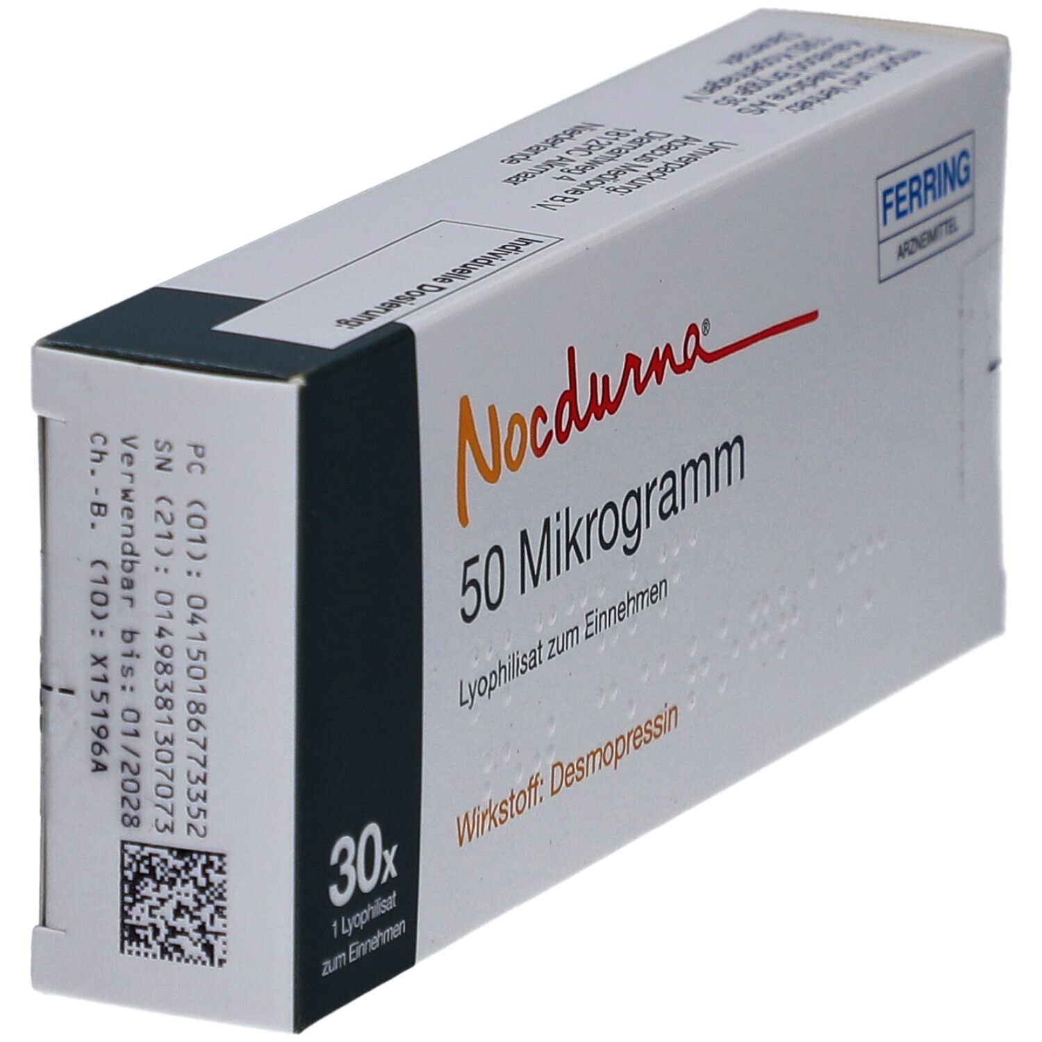 NOCDURNA 50 Mikrogramm Lyophilisat zum Einnehmen
