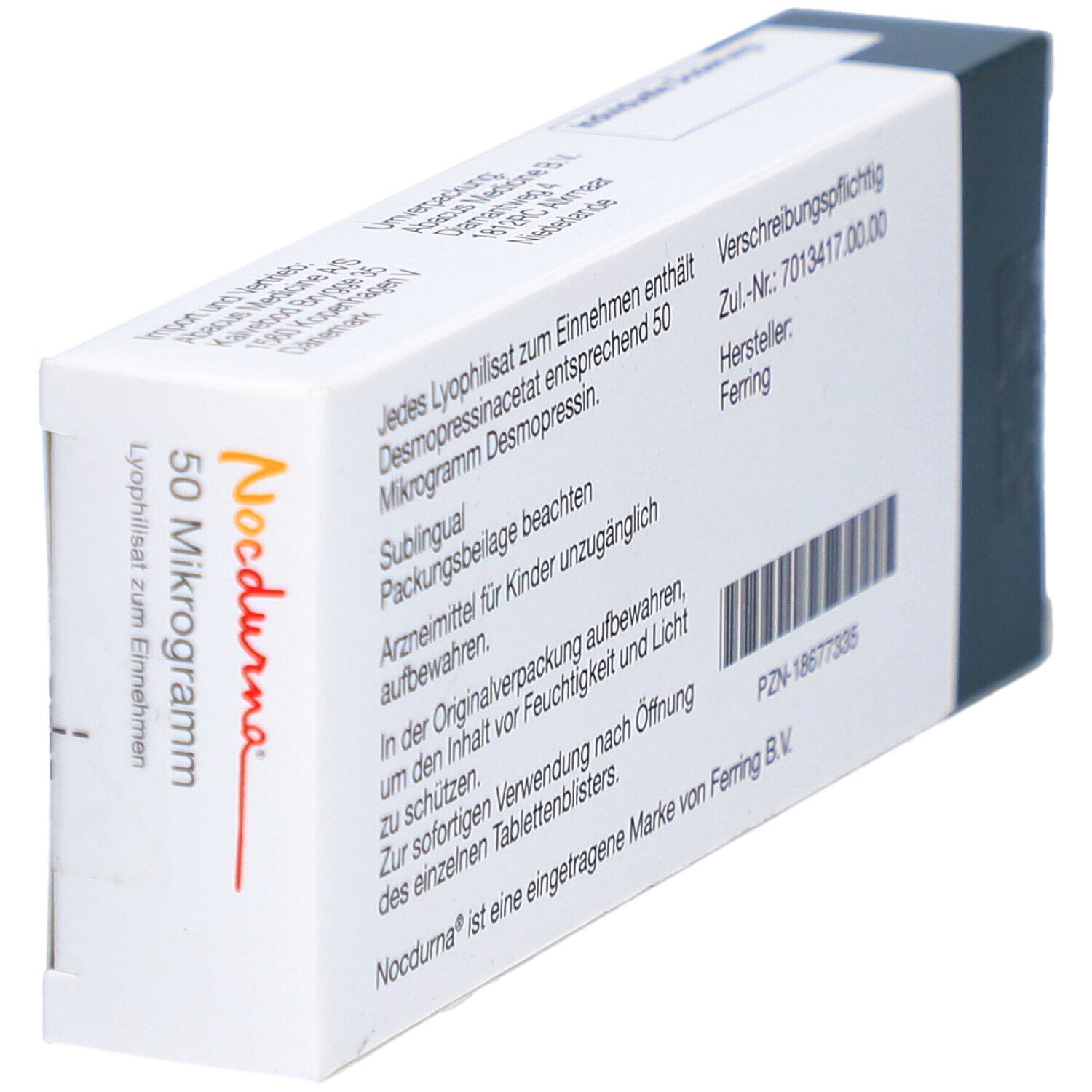 NOCDURNA 50 Mikrogramm Lyophilisat zum Einnehmen